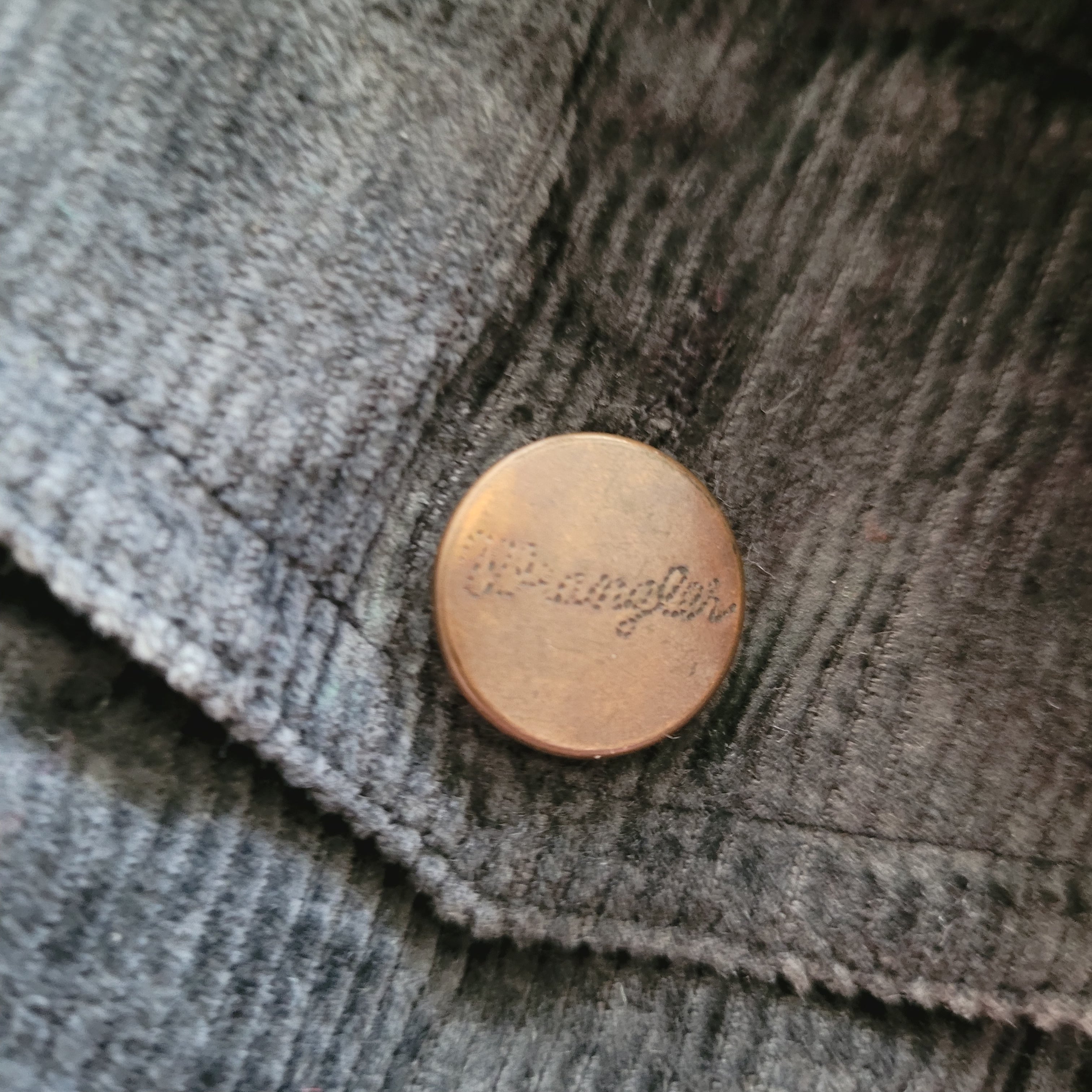Wrangler Black Corduroy Western Jacket - Size L