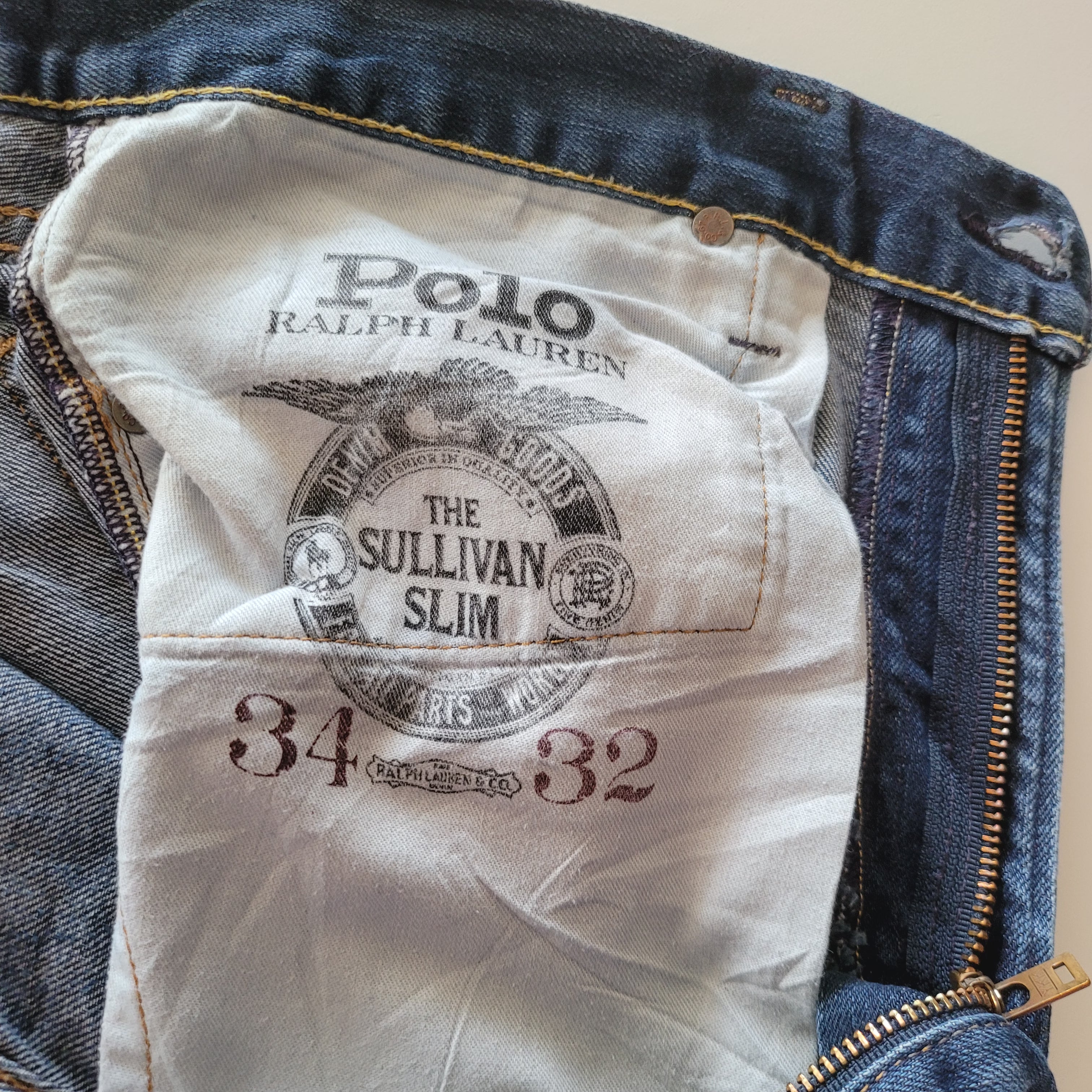 Polo Ralph Lauren Men's Blue Denim Jeans - 34x32