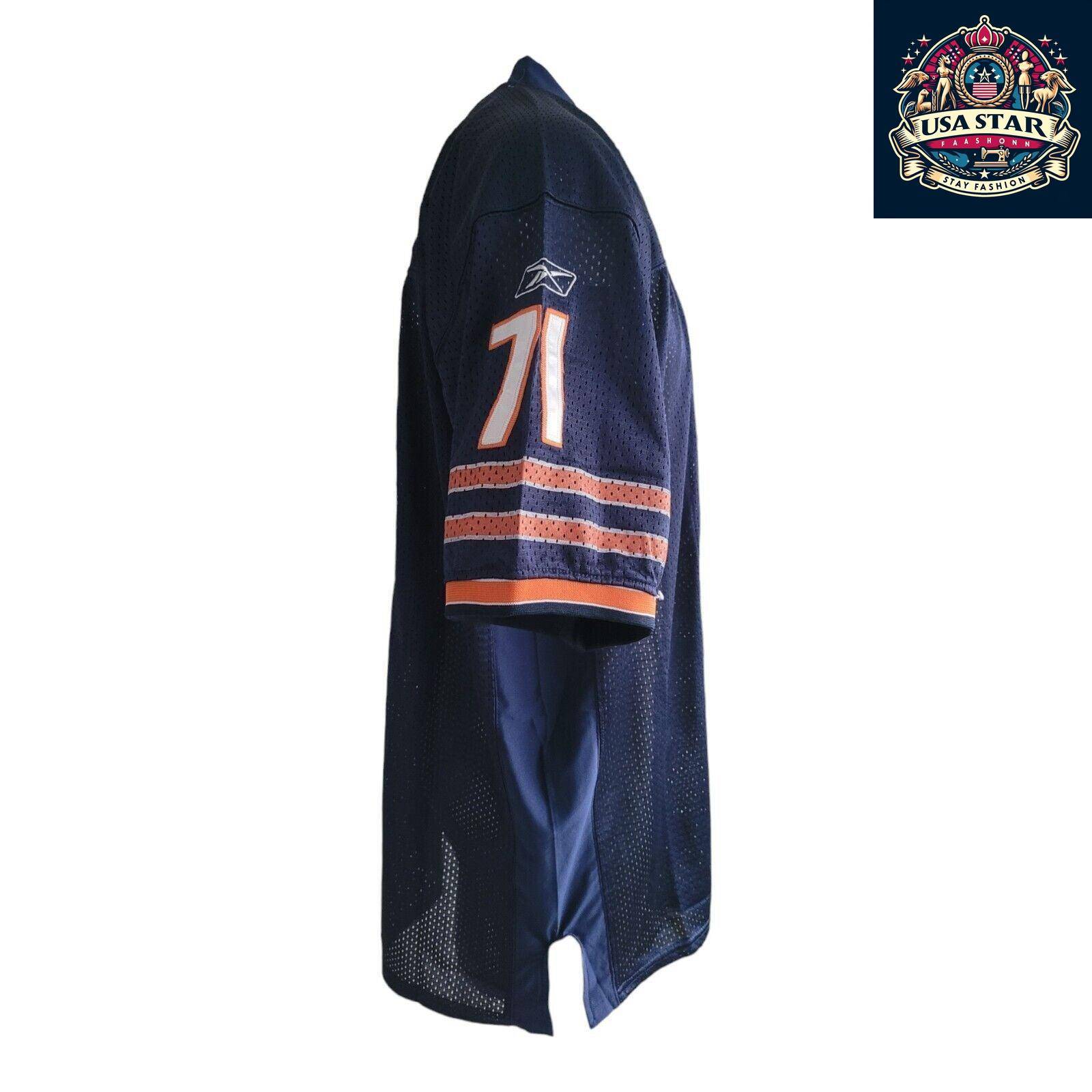 Chicago Bears Jersey #71 Idonije by Reebok Size 54 XL - Official Team Colors, Quality Fabric - USASTARFASHION