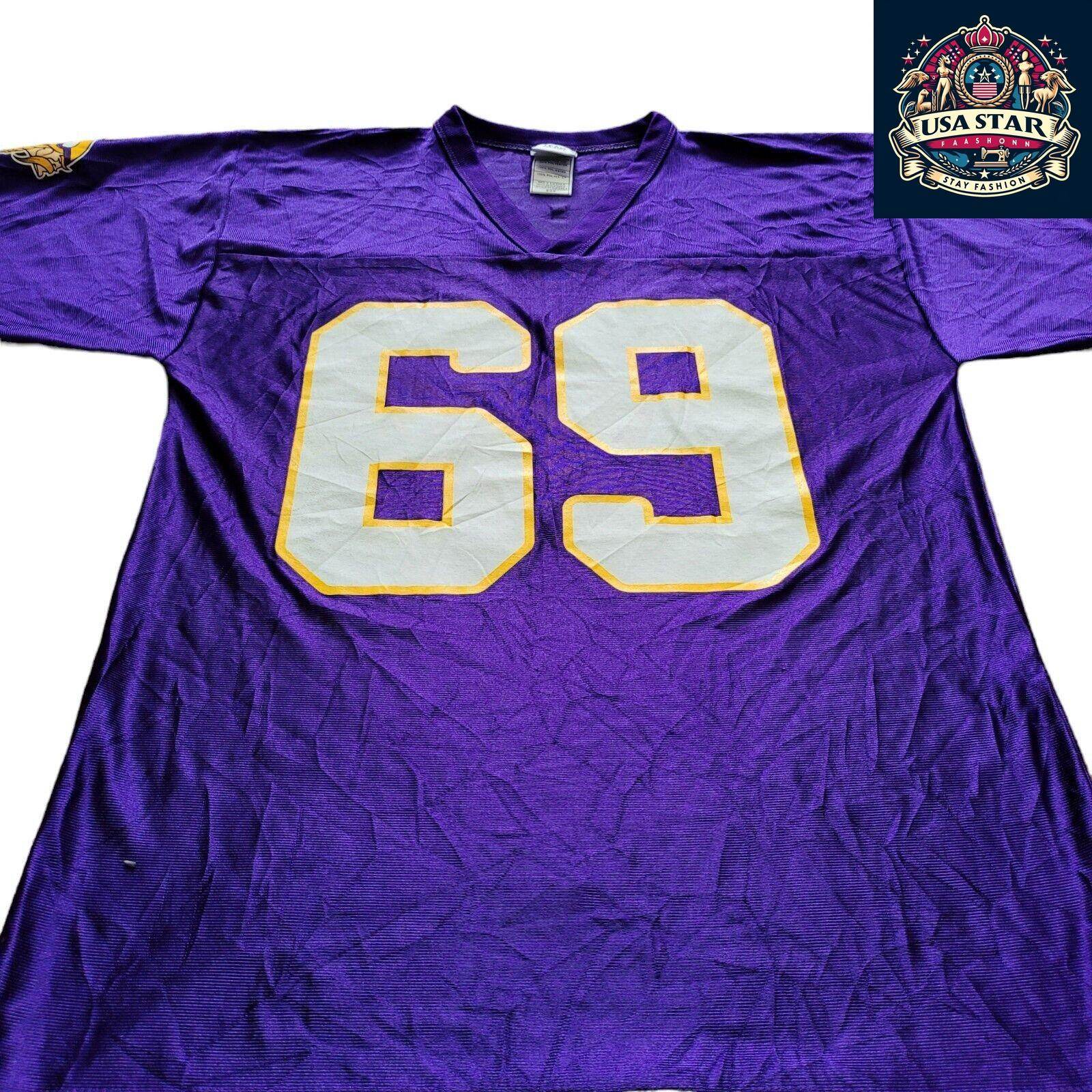 Signed Minnesota Vikings Jersey #69 Jared Allen - Men's Large, Authentic Collectible with Autographs - USASTARFASHION