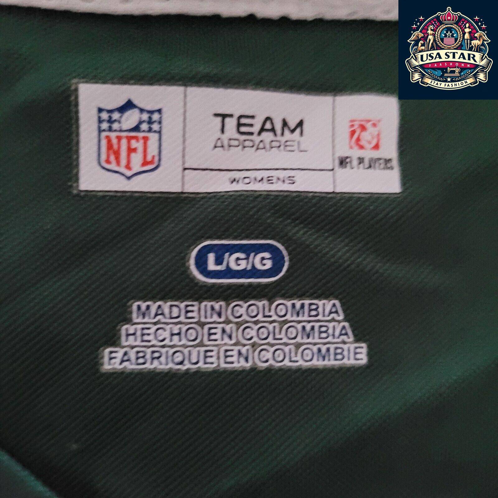 Green Bay Packers Women's Jersey Large Featuring Aaron Rodgers #12 - Official NFL Team Apparel - USASTARFASHION