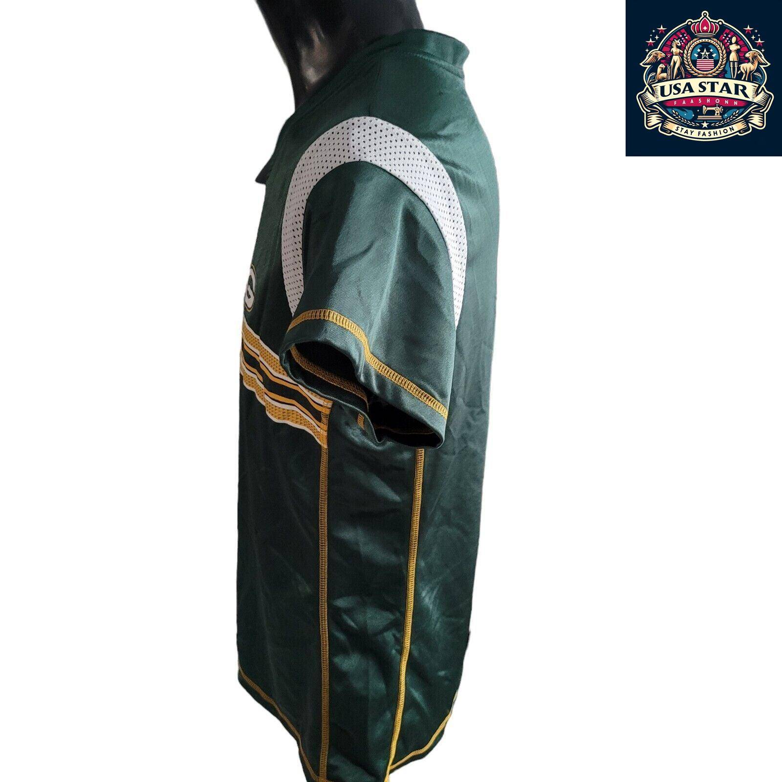 Green Bay Packers Women's Jersey Large Featuring Aaron Rodgers #12 - Official NFL Team Apparel - USASTARFASHION