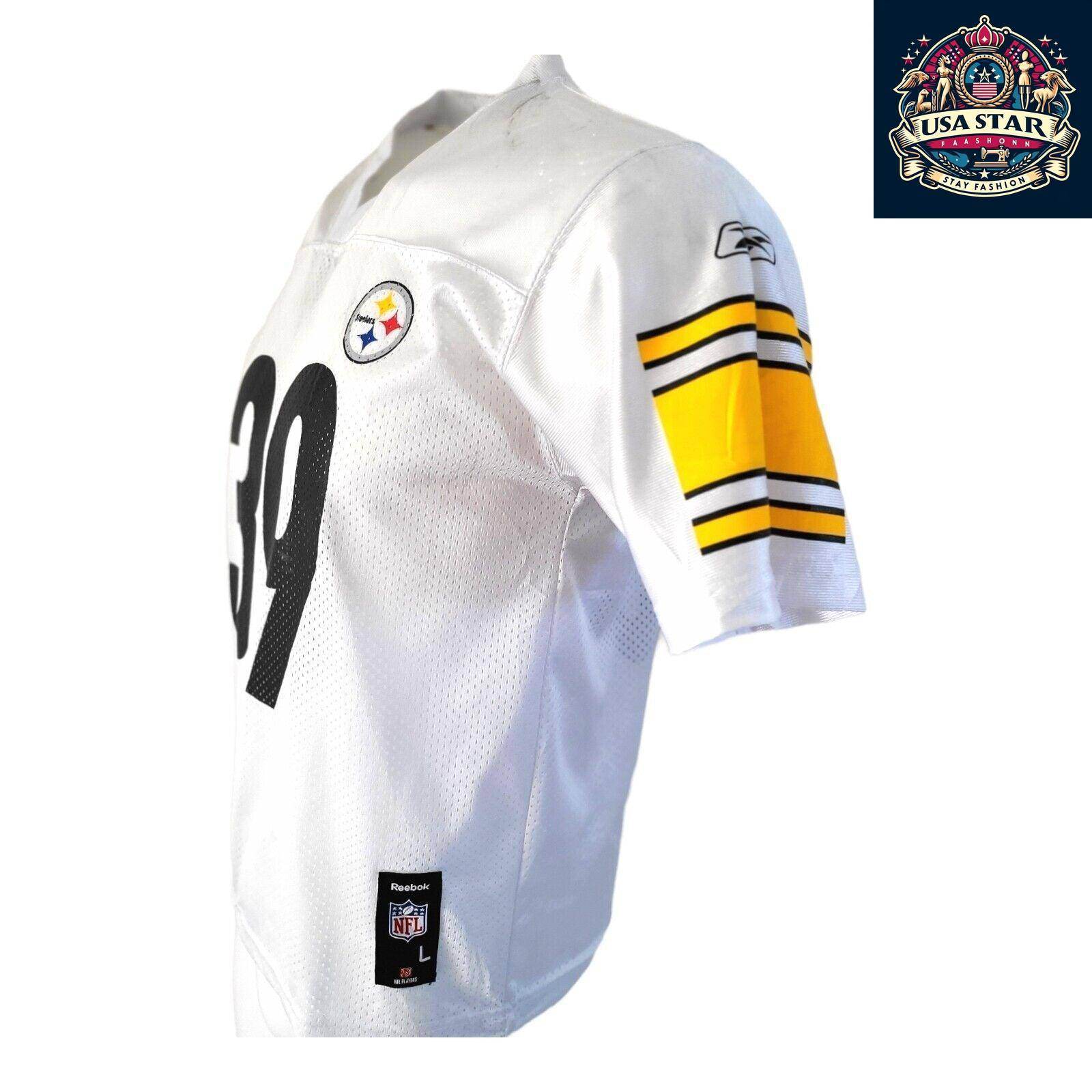 NFL Willie Parker #39 Pittsburgh Steelers Jersey - Youth Size 14-16, Comfortable & Authentic - USASTARFASHION