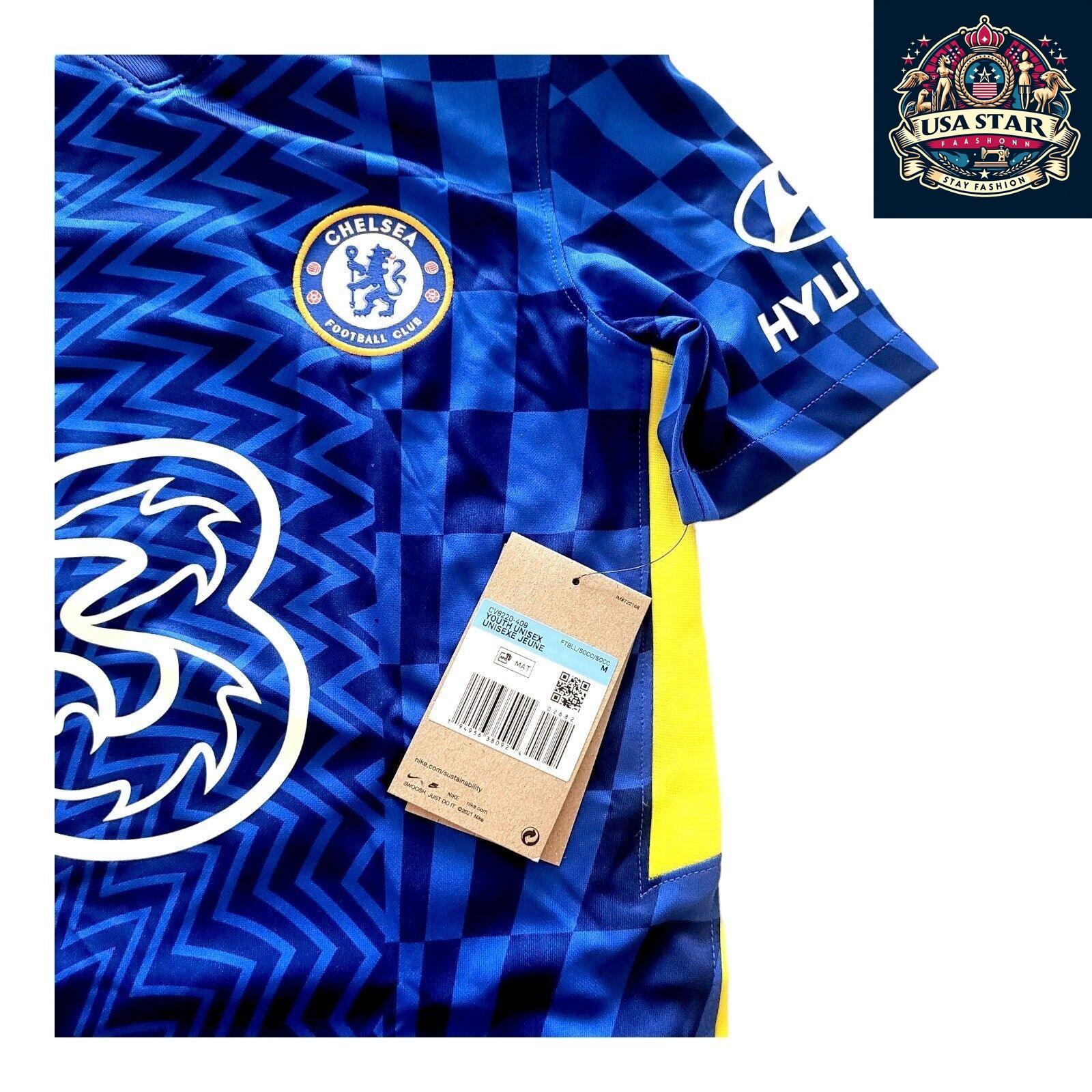 Chelsea FC Kids Shirt Nike Home Size M Dri-FIT Blue Personalized Arthur #6 - USASTARFASHION