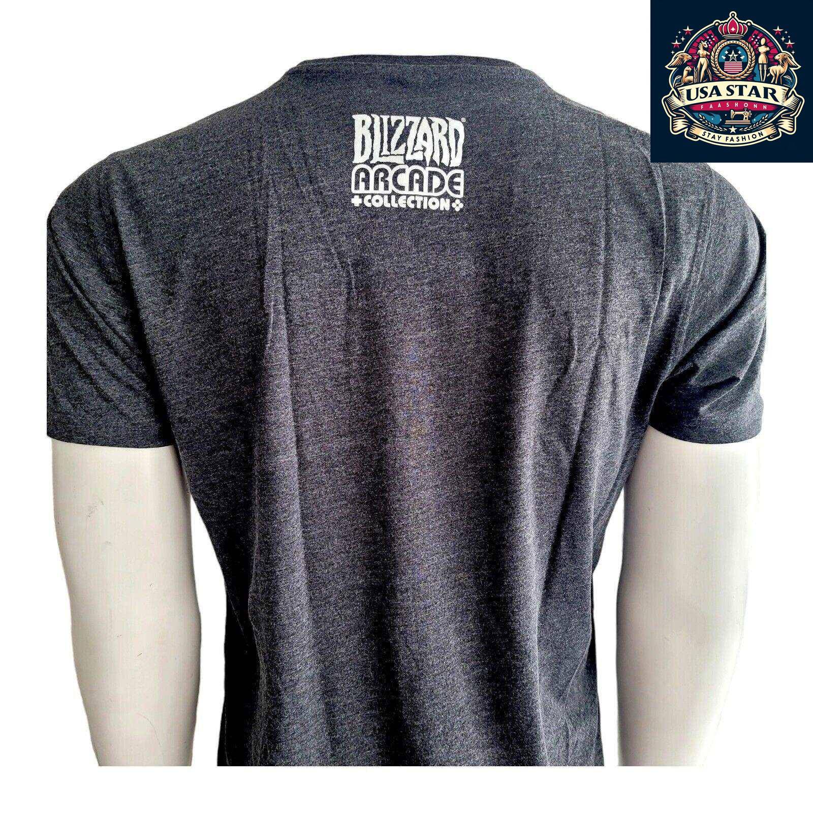 Blizzard Fanatics T-Shirt Black Thorne & Rock 'n Roll Racing Arcade Collection Size M 100% Cotton - USASTARFASHION
