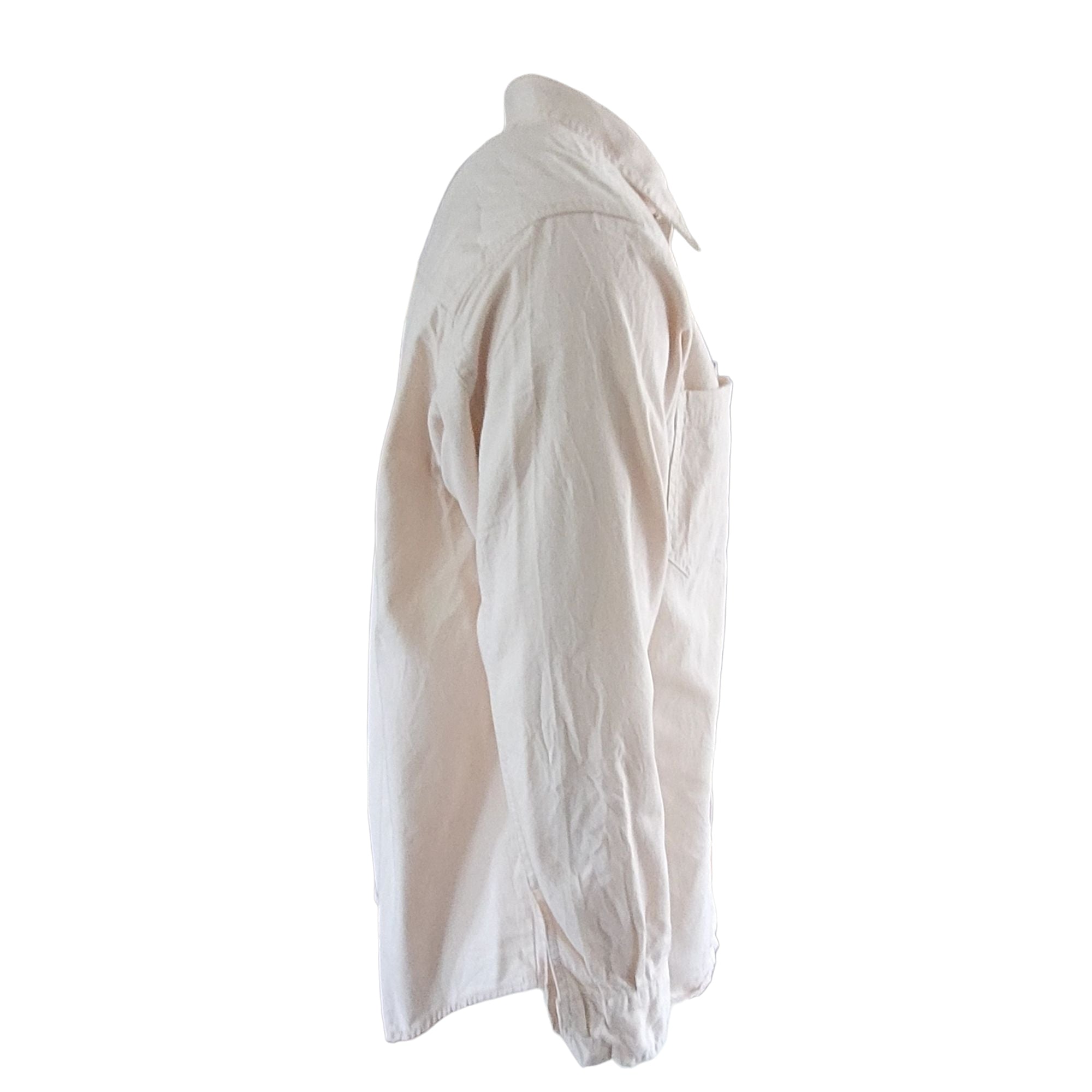 Vintage Levi’s White Western Denim Shirt – Size L - USASTARFASHION