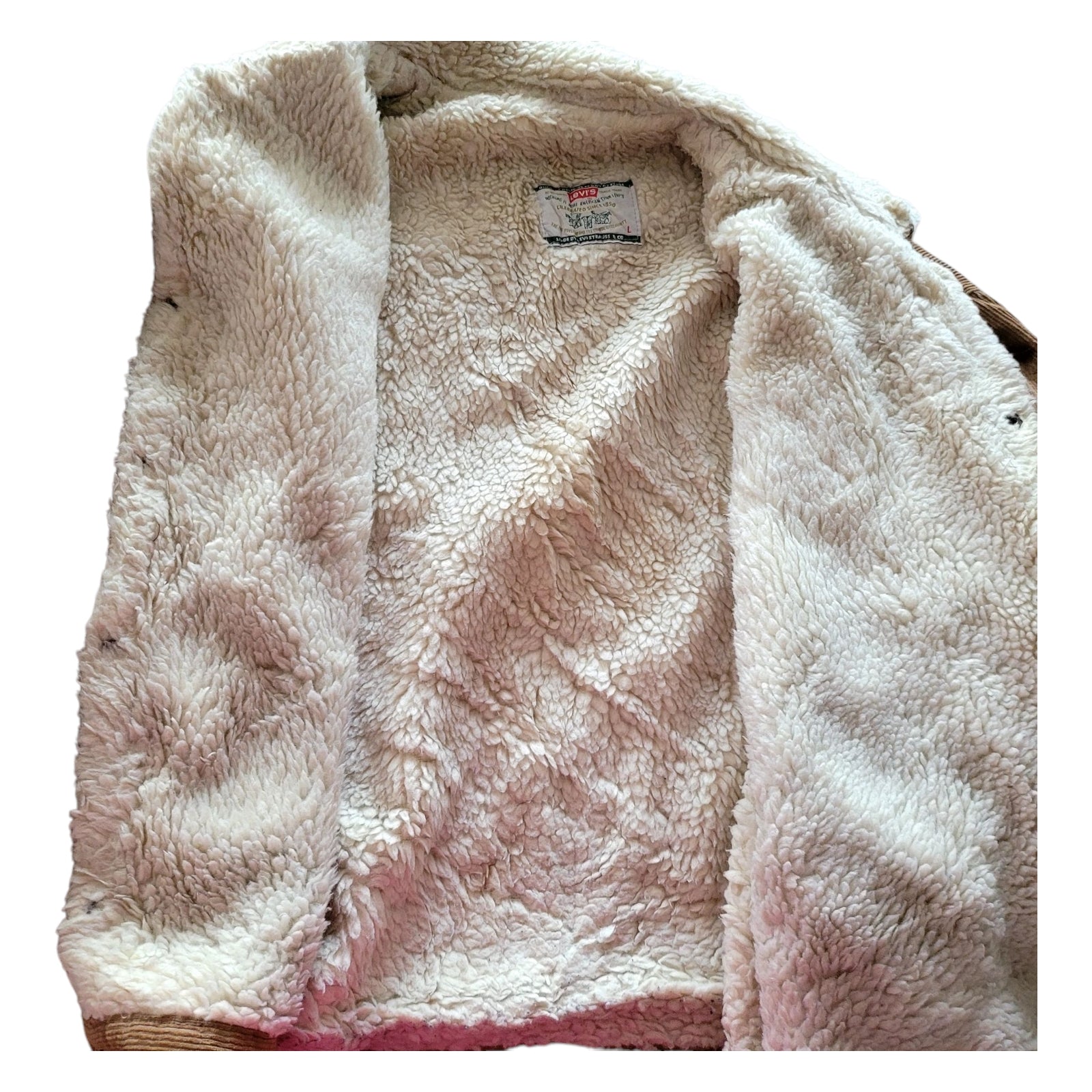 Levi’s Sherpa-Lined Corduroy Trucker Jacket – Size L