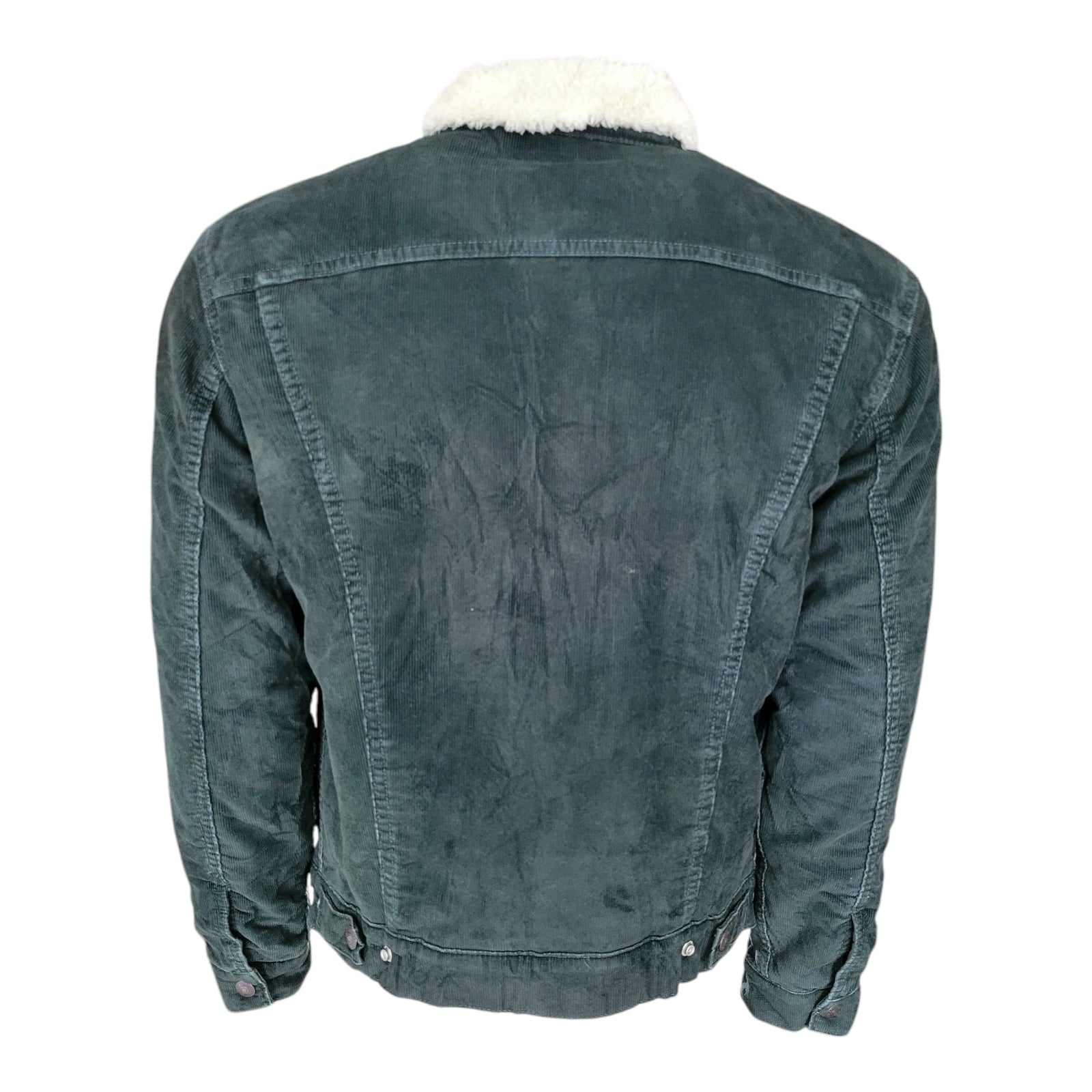 Levi's Green Corduroy Sherpa Trucker Jacket – Size M