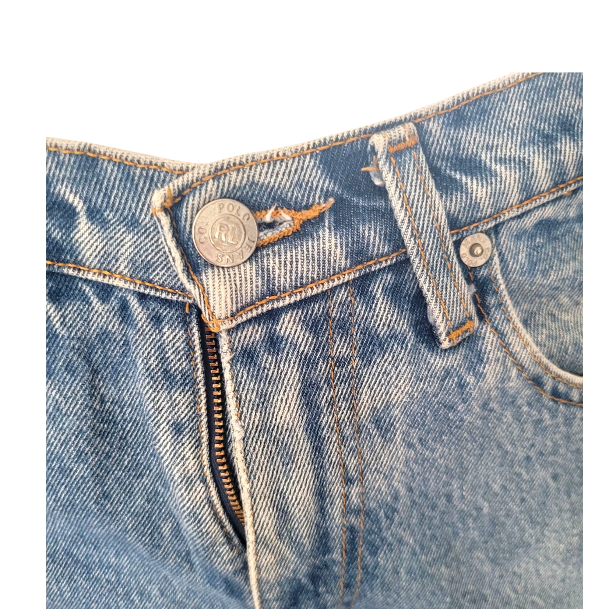 Ralph Lauren USA Flag Tab Relaxed Jeans – Size 30x32