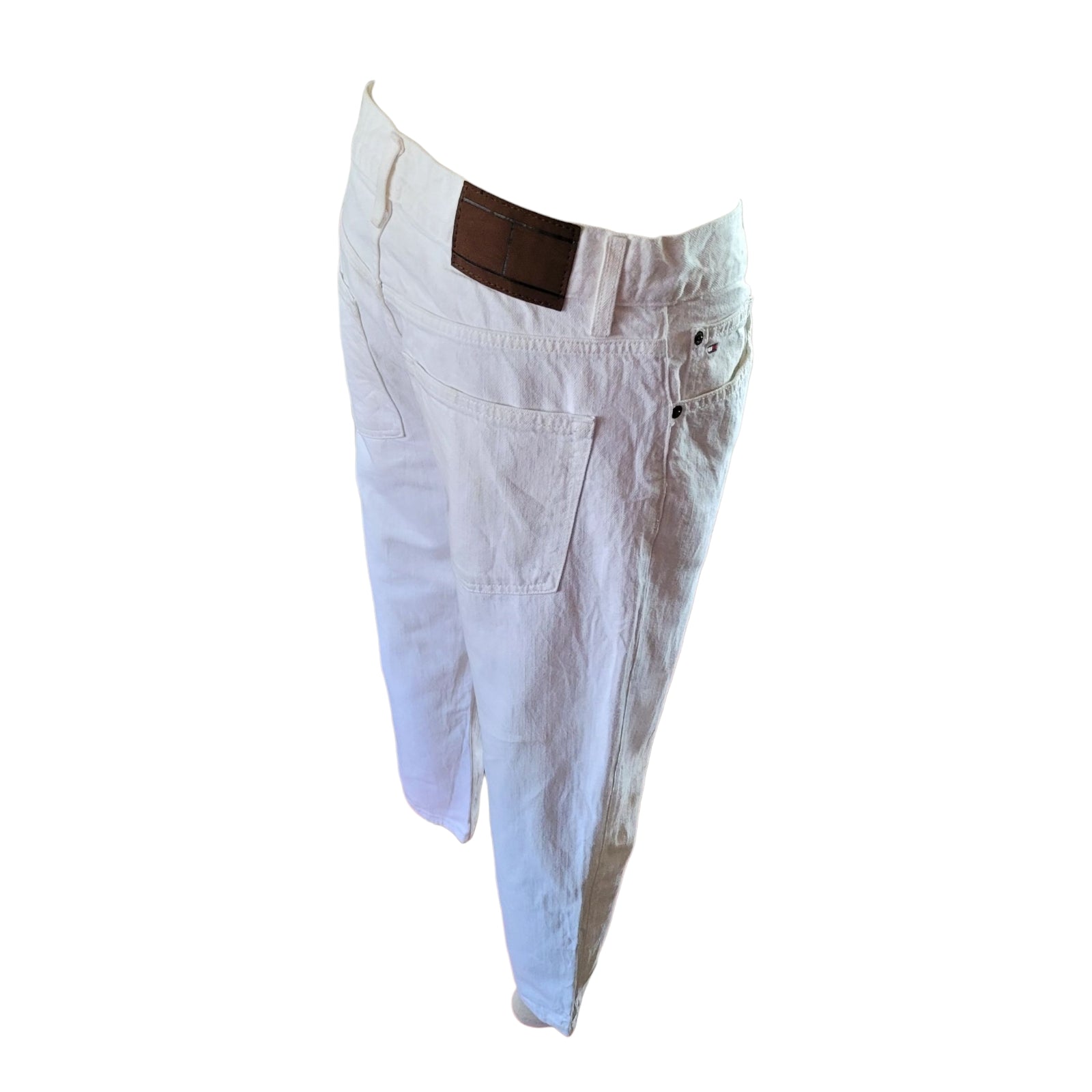 Tommy Hilfiger Men’s White Straight Fit Jeans – Size 32x30