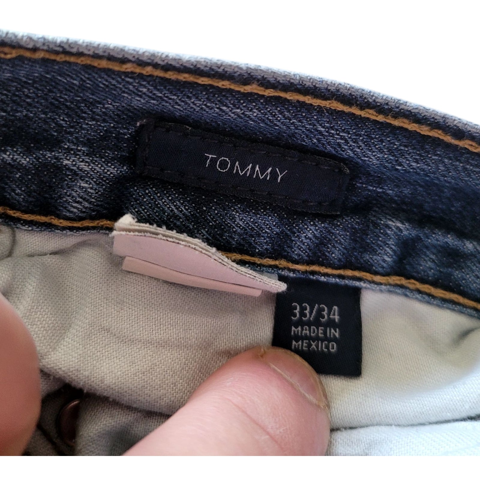 Tommy Hilfiger Men’s Blue Denim Jeans – Size 33x34