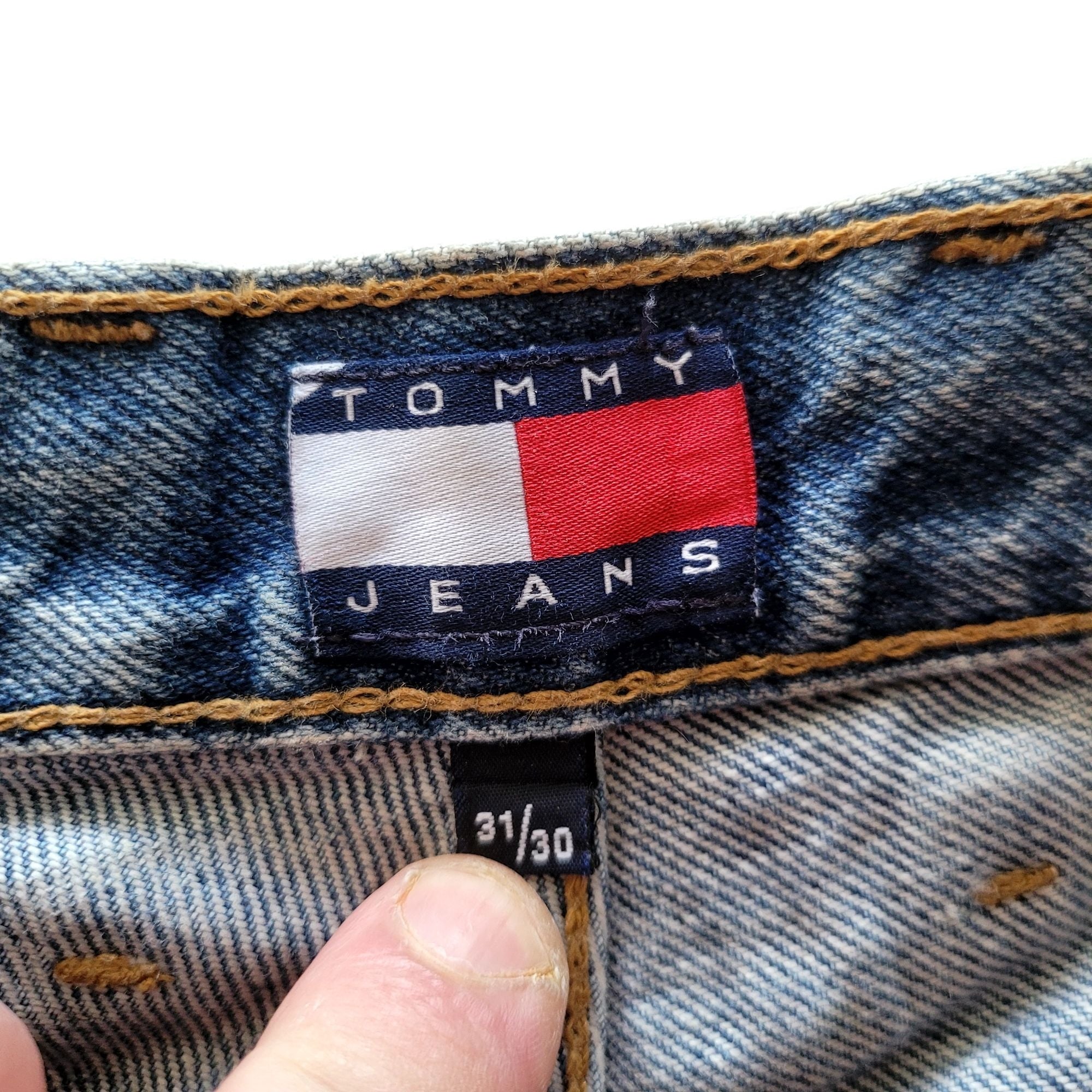 Tommy Hilfiger Men's Blue Denim Jeans – Size 31x30