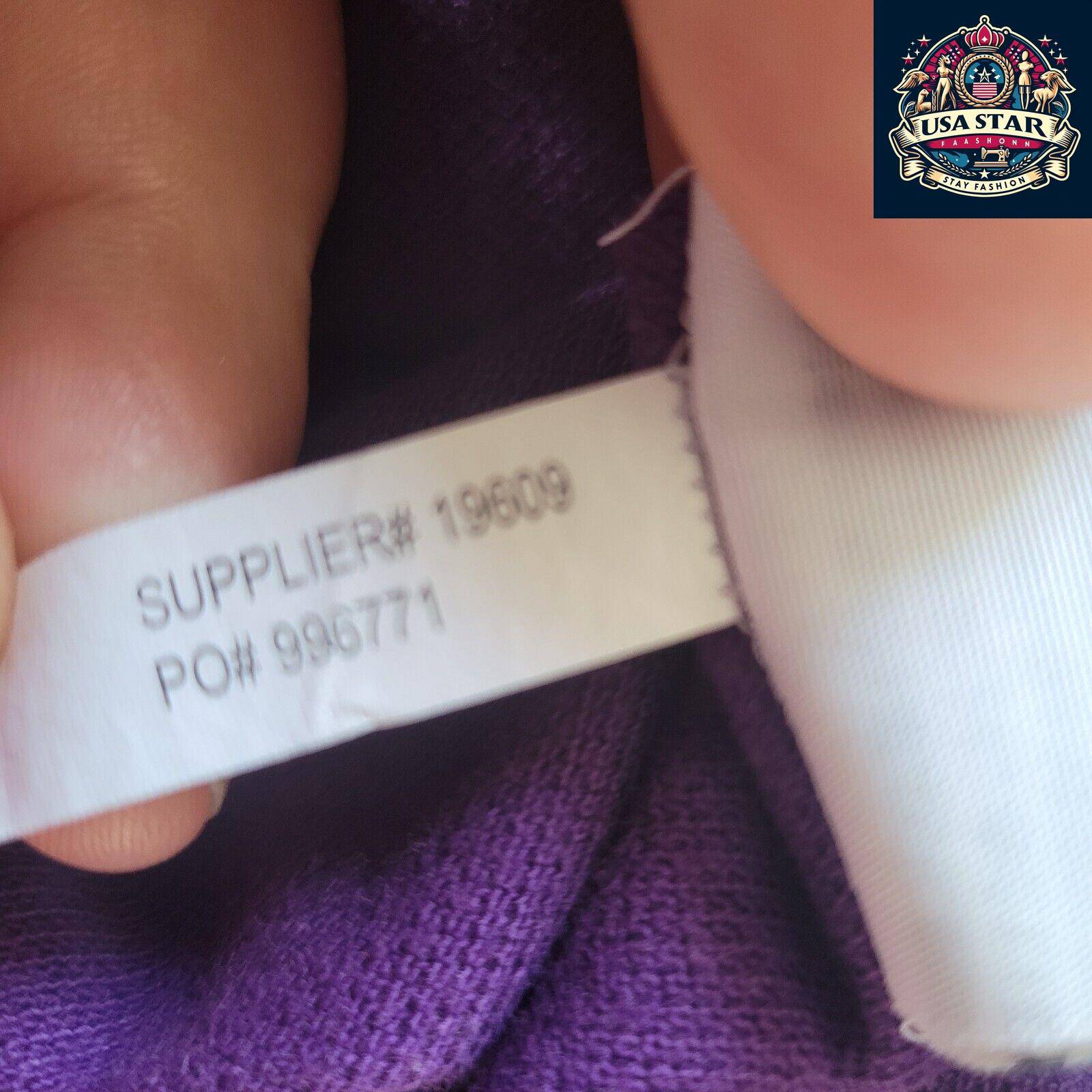 Ralph Lauren Polo Shirt MCMLXVII Men's Purple 100% Cotton Size M - Custom Fit & Stylish Design - USASTARFASHION