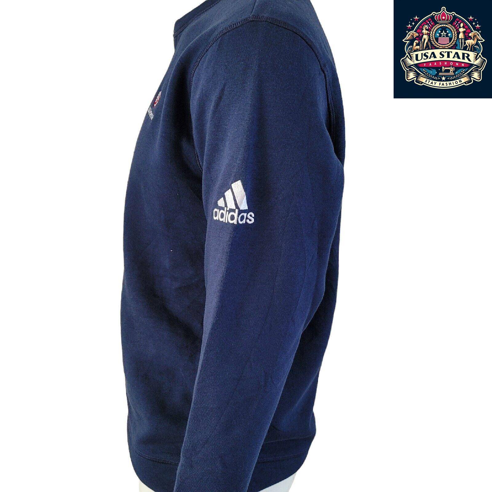 USA Volleyball Adidas Crew Neck Sweatshirt Size M - Comfortable Fit, Versatile Style, Grade A Condition - USASTARFASHION