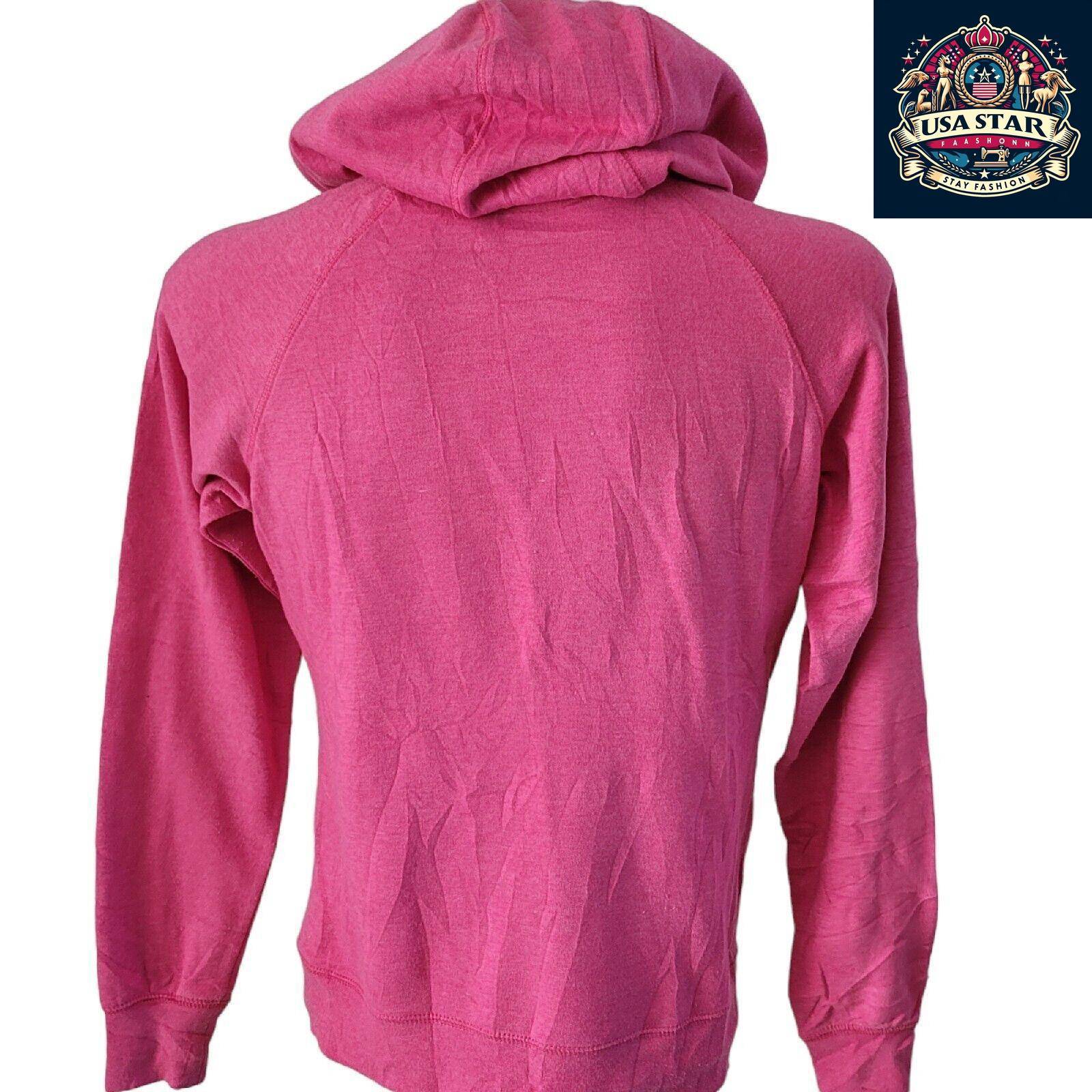 Women's North Face Hoodie, Medium Size, Soft Pink, Durable Fabric, Cozy Pullover for Activewear - USASTARFASHION