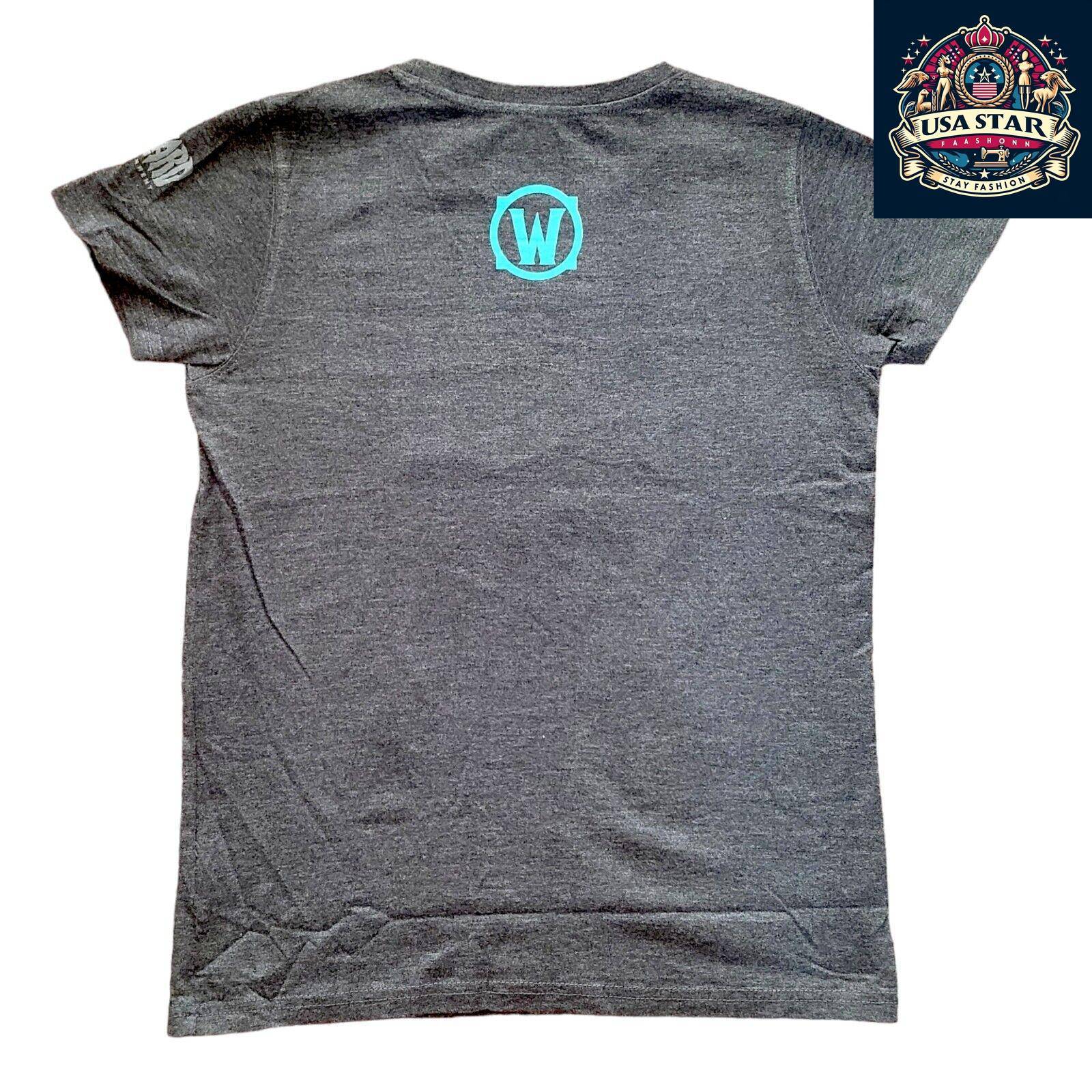 World of Warcraft Shadowlands T-Shirt Fanatics Medium Gaming Merchandise - USASTARFASHION