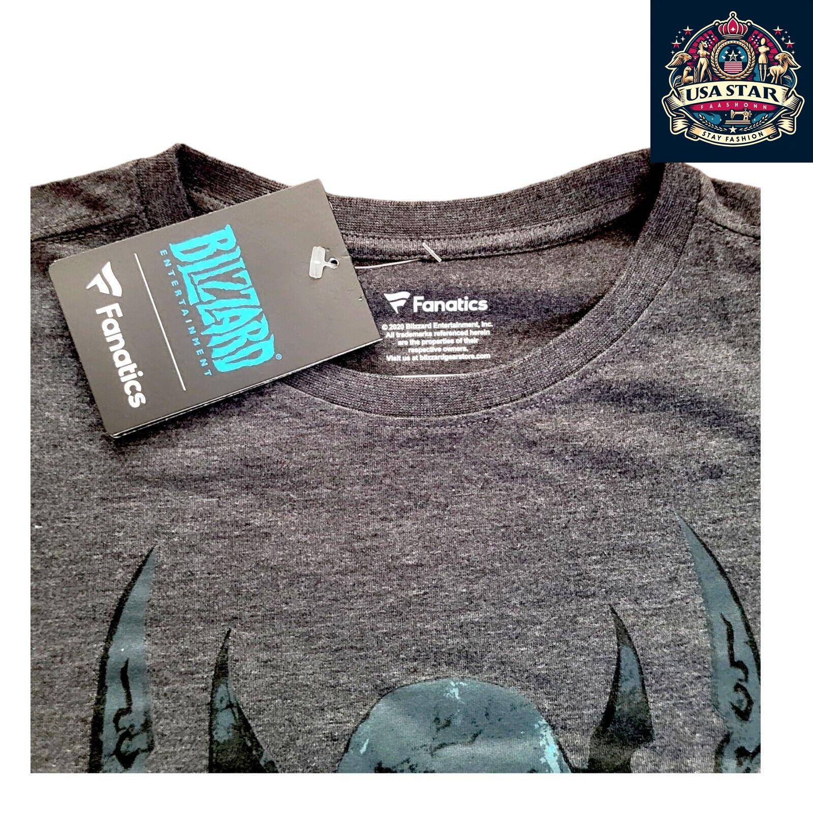 World of Warcraft Shadowlands T-Shirt Fanatics Medium Gaming Merchandise - USASTARFASHION