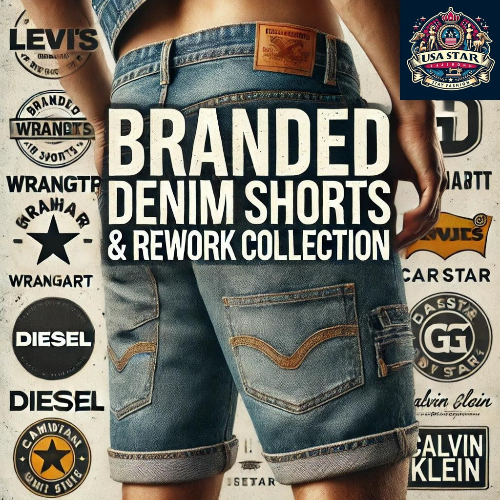 Branded Denim Shorts & Jorts Collection