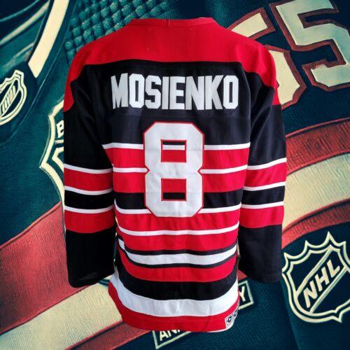 Vintage CCM Chicago Blackhawks Bill Mosienko #8 Hockey Jersey Size 52-USASTARFASHION