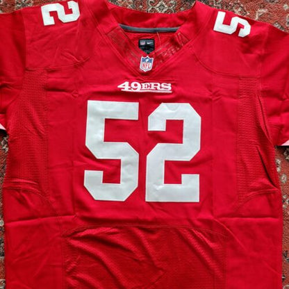 NFL SF 49ers Patrick Willis 52 Jersey Nike Men's Size 48 (m/l) - USASTARFASHION