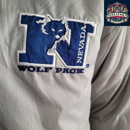 NFL Wolf Pack Jacket Pro Player XXL Reversible with Embroidered Logo & Detachable Hoodie - USASTARFASHION