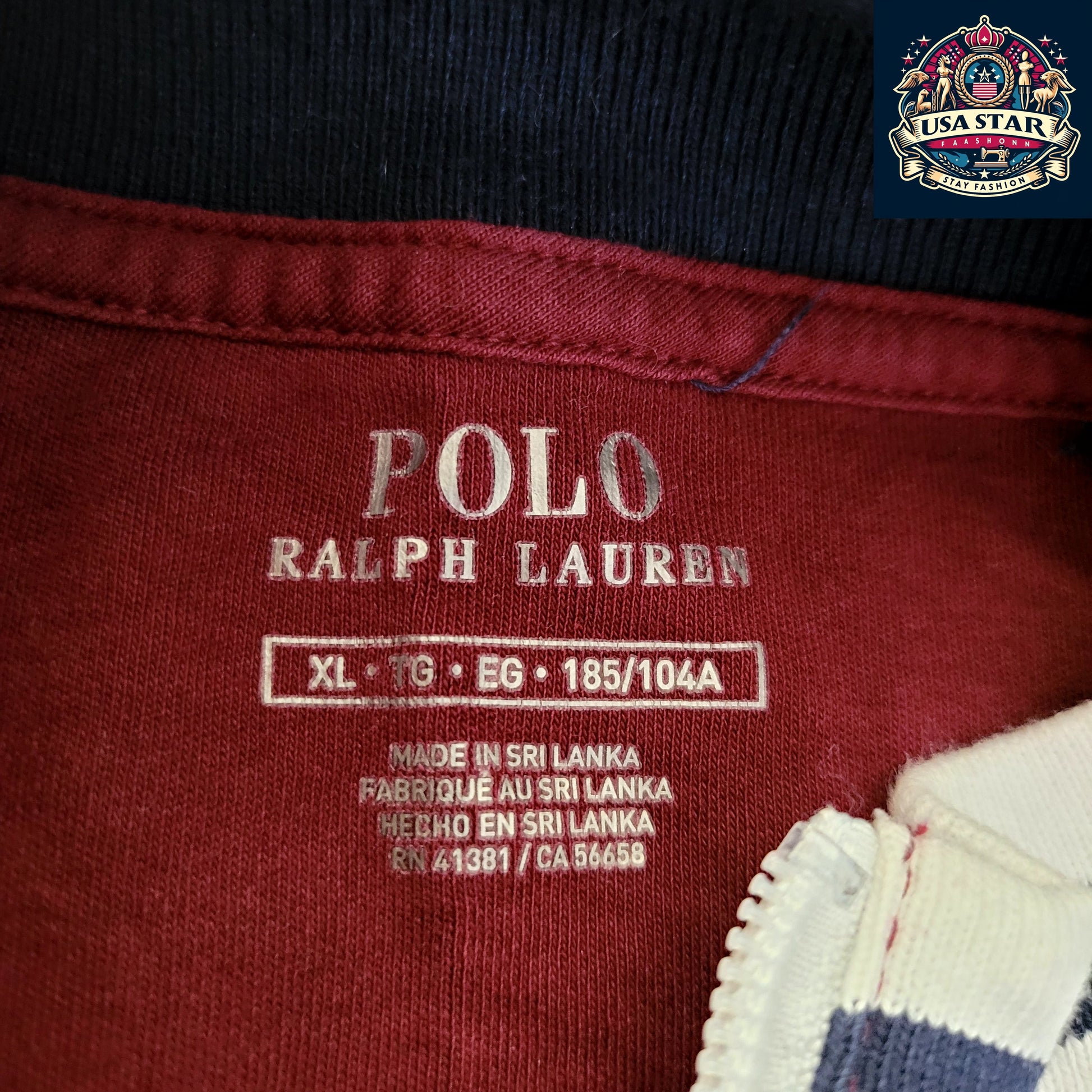 Polo Ralph Lauren Tracksuit Set XL Stylish Burgundy Jacket and Shorts with Iconic Logo USASTARFASHION