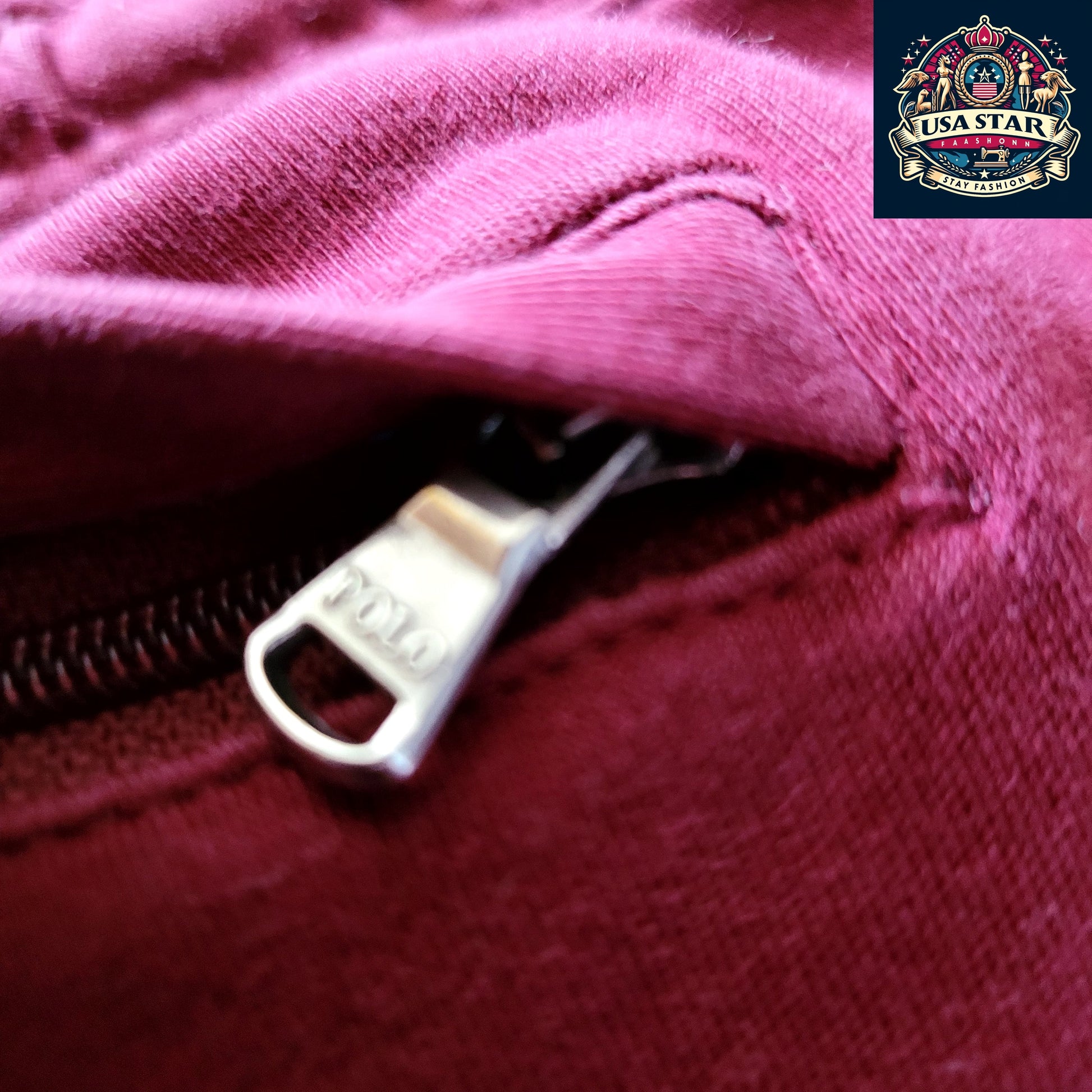 Burgundy ralph lauren tracksuit best sale