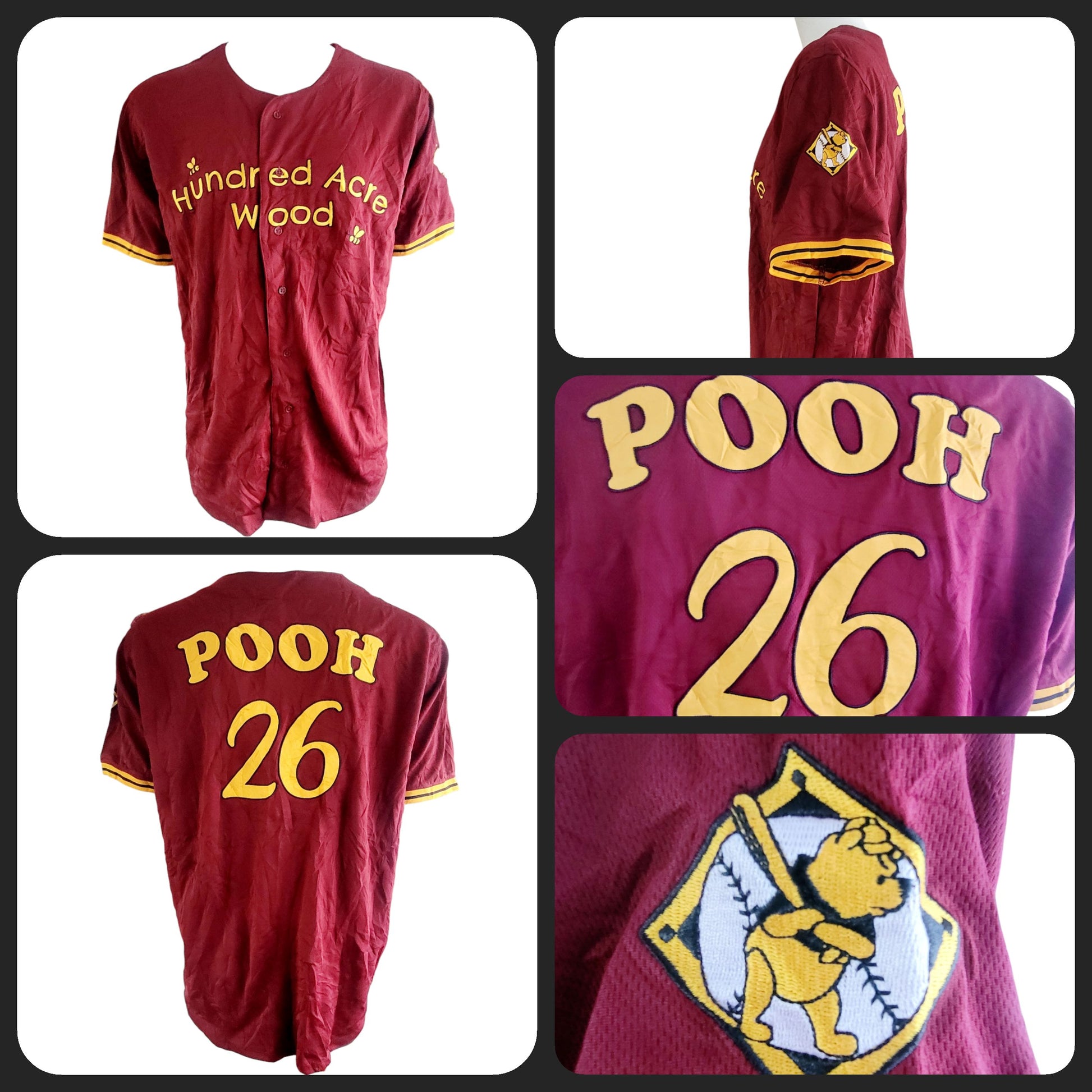 a group of pictures of winnie the pooh t - shirts