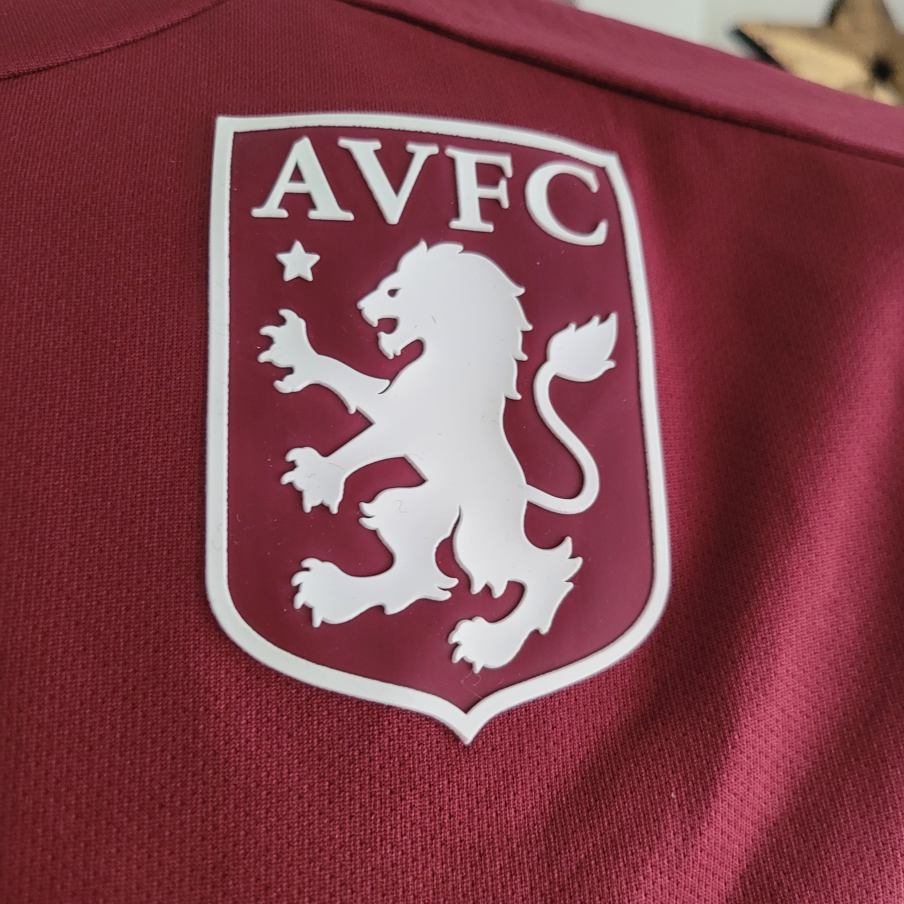 Kappa Aston Villa Shirt - Authentic Maroon Team Wear, XL, Short Sleeve, 100% Polyester USASTARFASHION