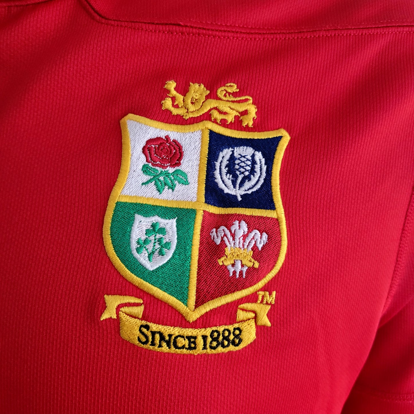 Canterbury British And Irish Lions Jersey XL - Vaposhield Technology, Embroidered Details - USASTARFASHION