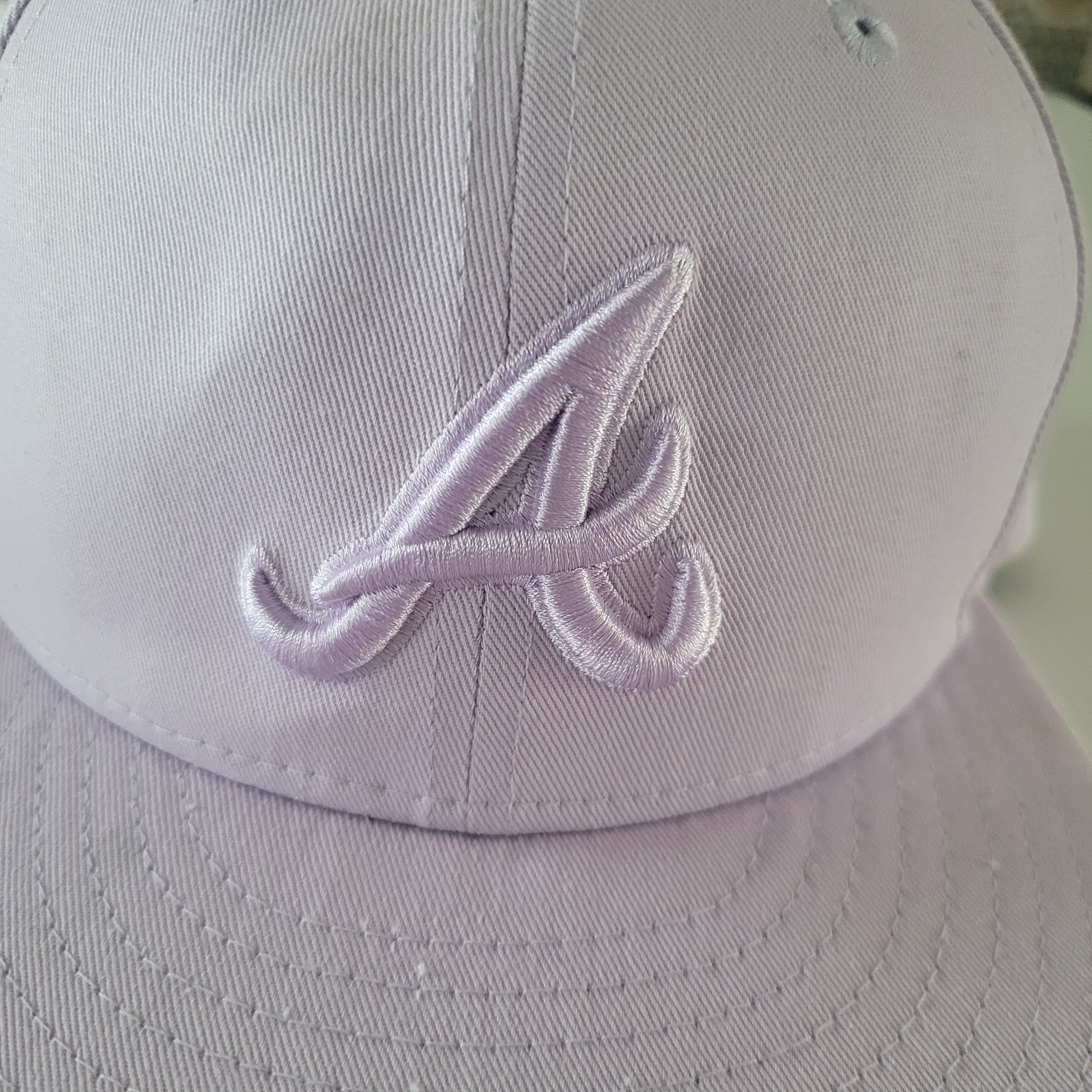 Atlanta Braves New Era 59FIFTY Lilac 1995 World Series Cap 7 3/8 (58.7cm) Hat Hat