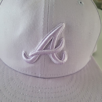 Atlanta Braves New Era 59FIFTY Lilac 1995 World Series Cap 7 3/8 (58.7cm) Hat Hat