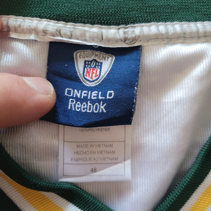 Reebok Green Bay Packers Aaron Rodgers #12 White Away Jersey (Men's Size 52) - USASTARFASHION