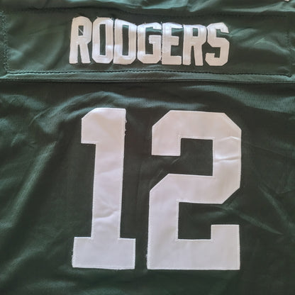 Green Bay Packers Aaron Rodgers Youth Size Large Jersey - USASTARFASHION