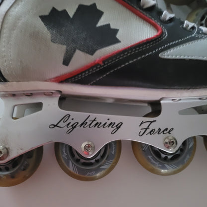 Force Lightning Inline Hockey Skates (Size EU 38.5 / UK 5) - USASTARFASHION