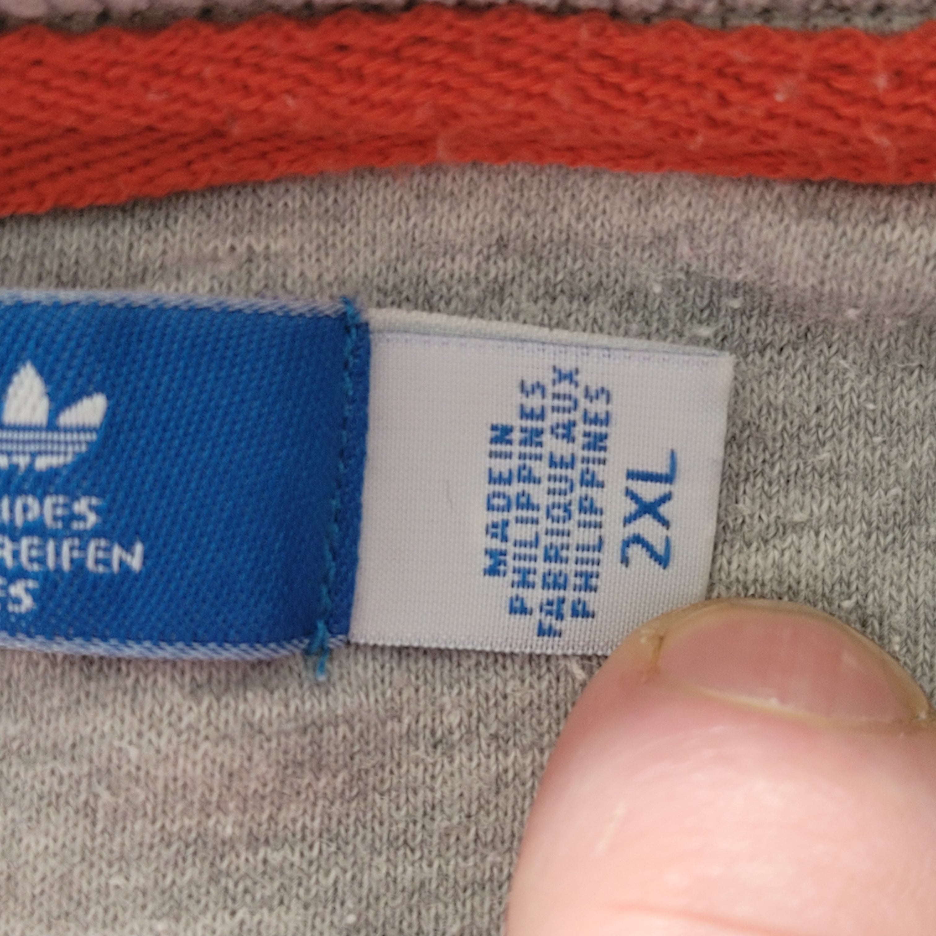 Adidas Originals Trefoil Sweatshirt – Gray, Size 2XL - USASTARFASHION