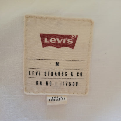 Levi’s White Western Snap Shirt – Size M - USASTARFASHION