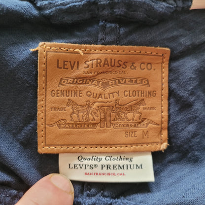 Levi’s Premium Navy Boxy Corduroy Trucker Jacket – Size M