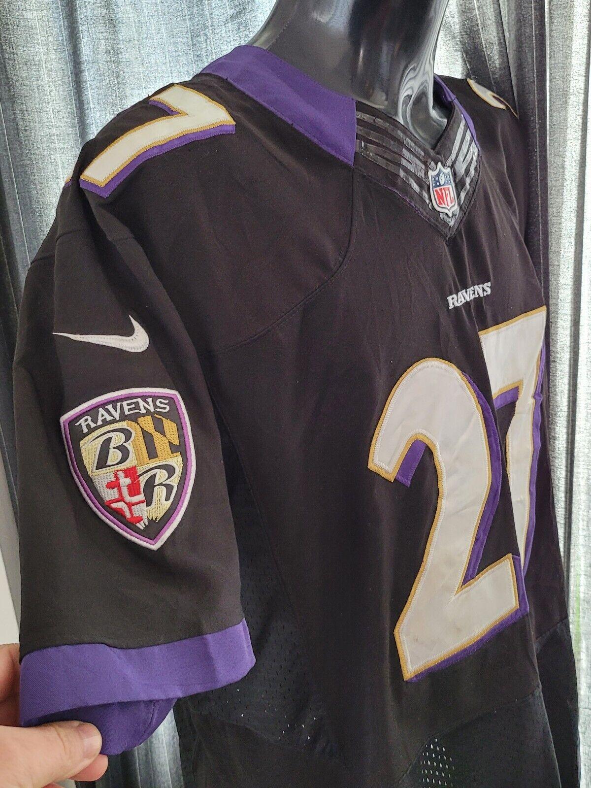 Baltimore Ravens Nike USA #27 Rice NFL Jersey - Adult Large, Authentic Design-USASTARFASHION