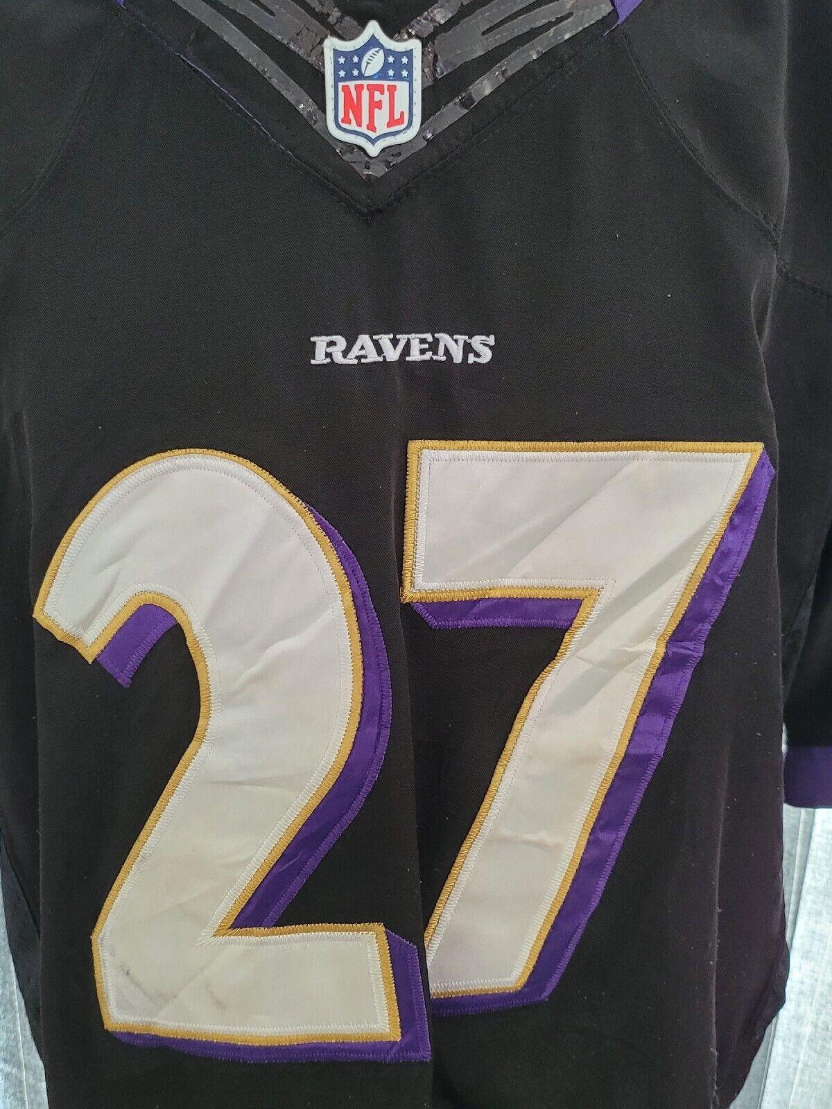 Baltimore Ravens Nike USA #27 Rice NFL Jersey - Adult Large, Authentic Design-USASTARFASHION