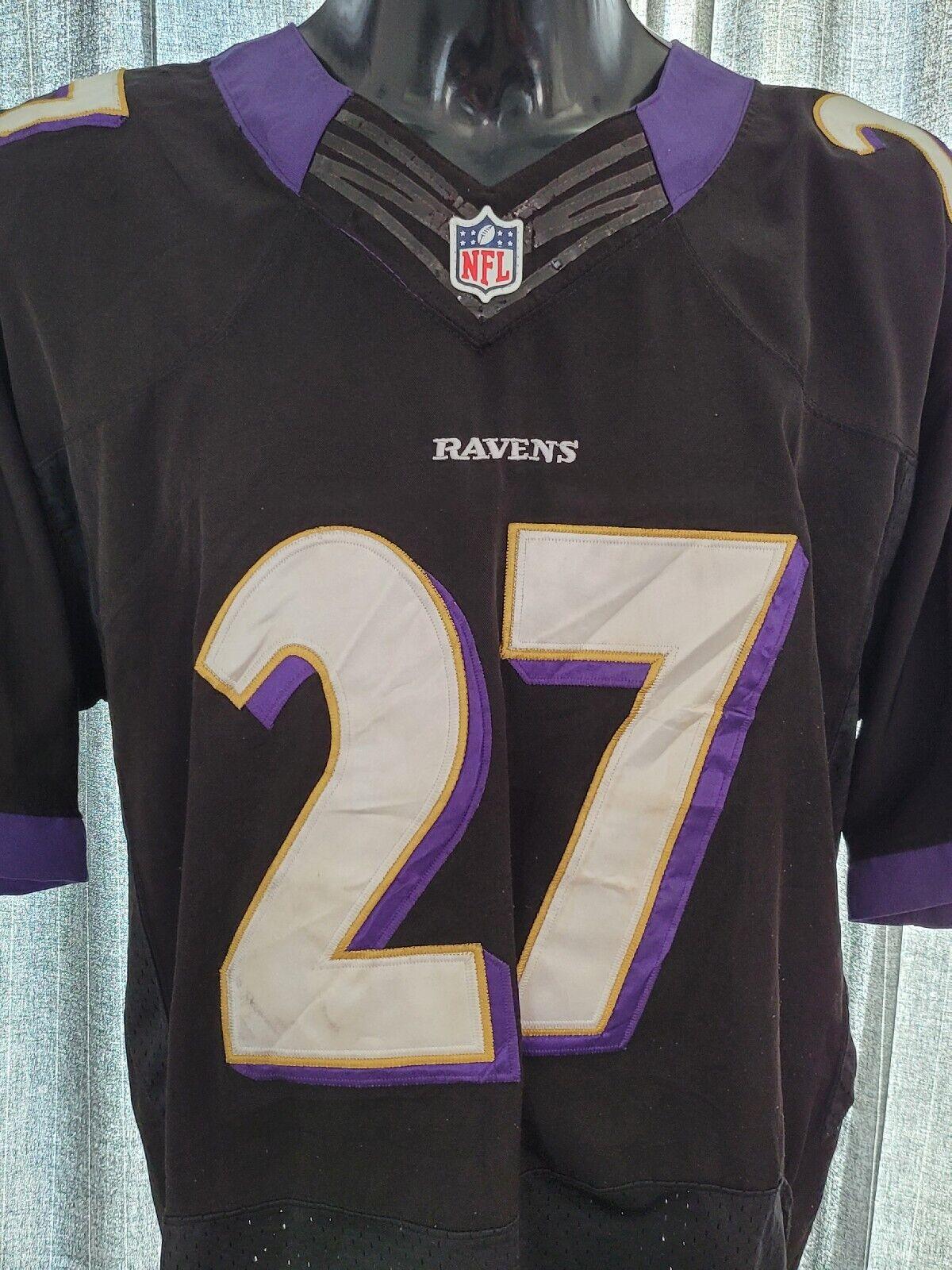 Baltimore Ravens Nike USA #27 Rice NFL Jersey - Adult Large, Authentic Design-USASTARFASHION