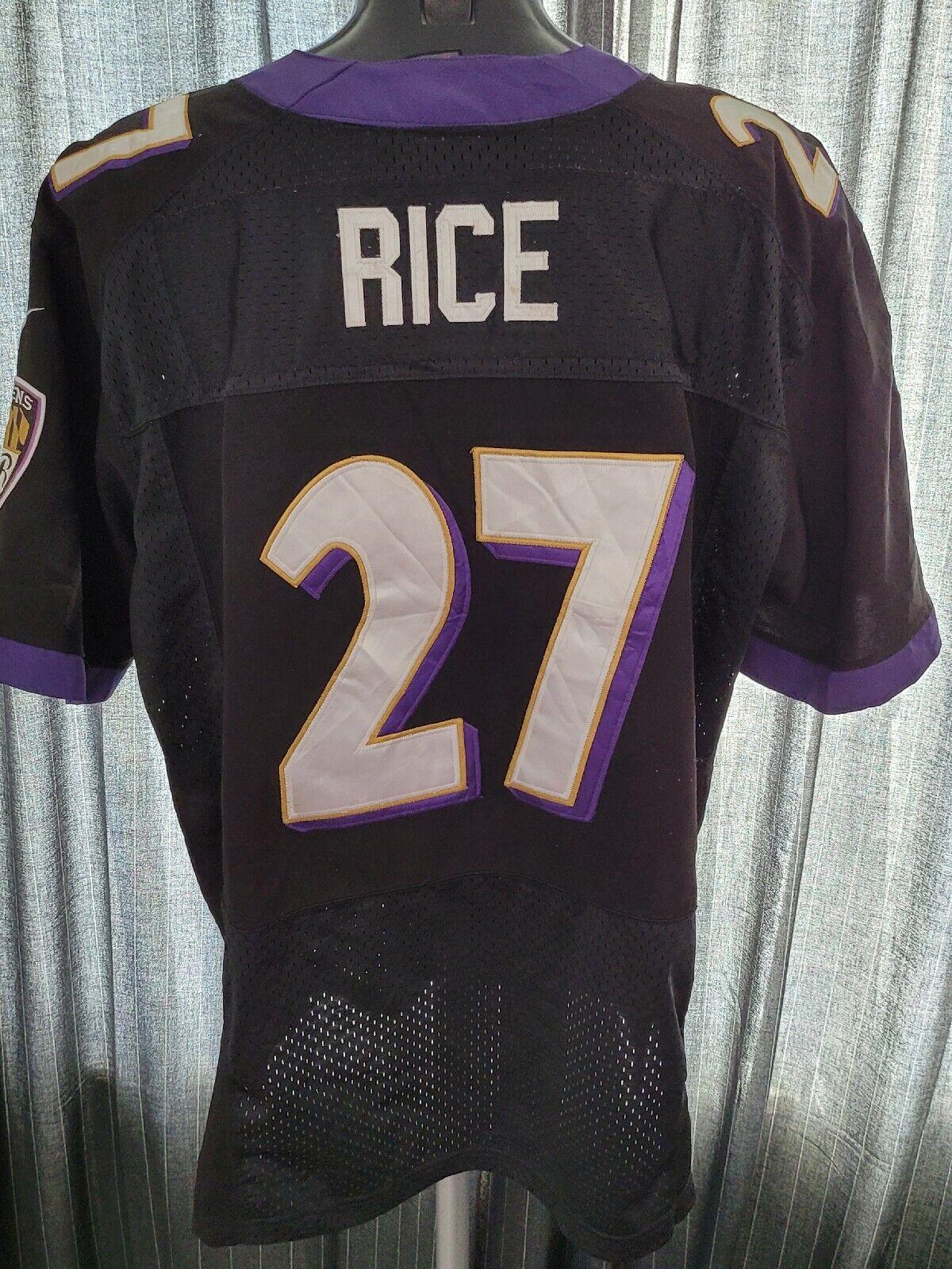 Baltimore Ravens Nike USA #27 Rice NFL Jersey - Adult Large, Authentic Design-USASTARFASHION