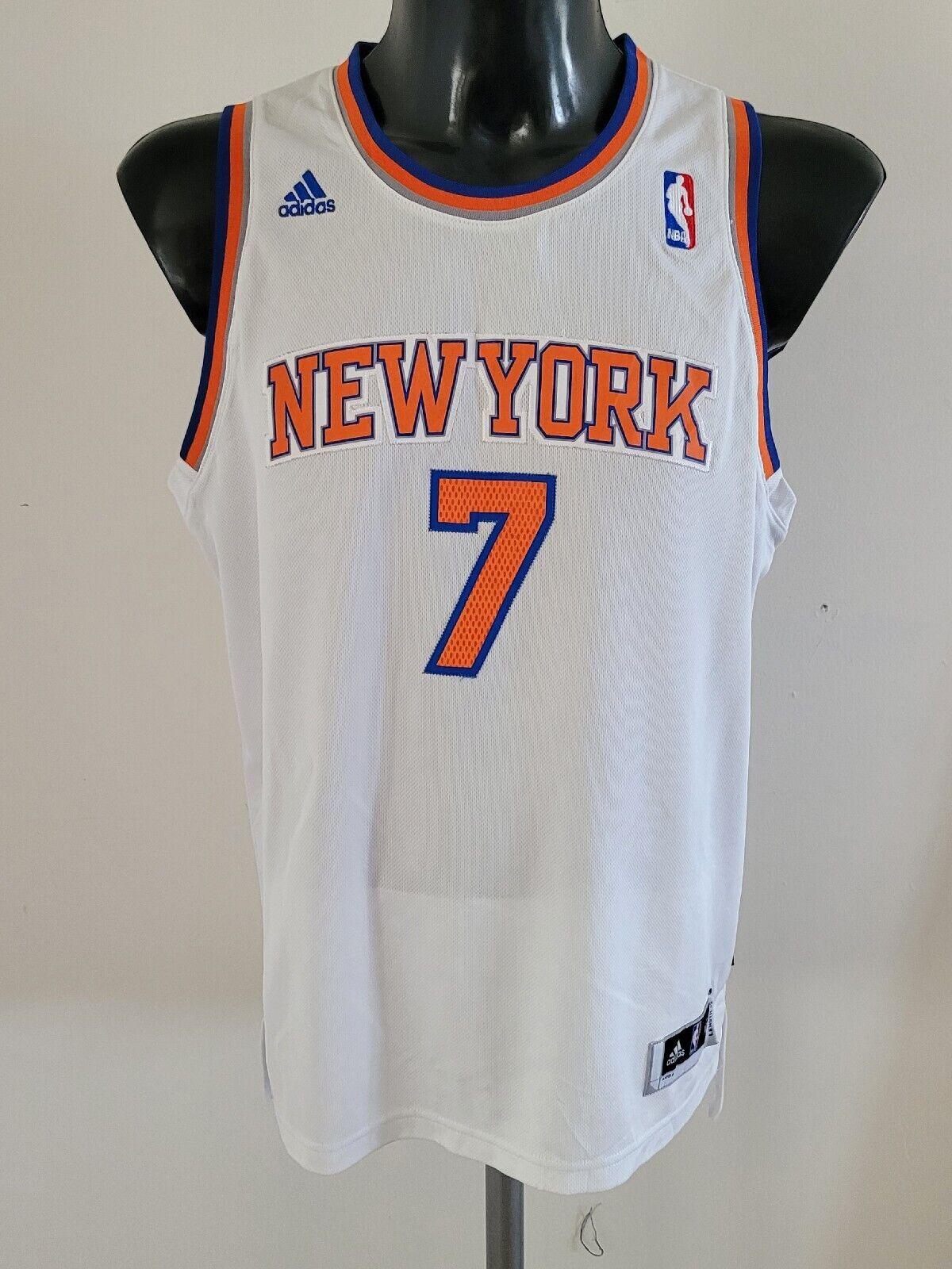 ADIDAS NBA New York Knicks #7 Anthony Jersey - Youth XL / Adult S/M Hdimensions-USASTARFASHION