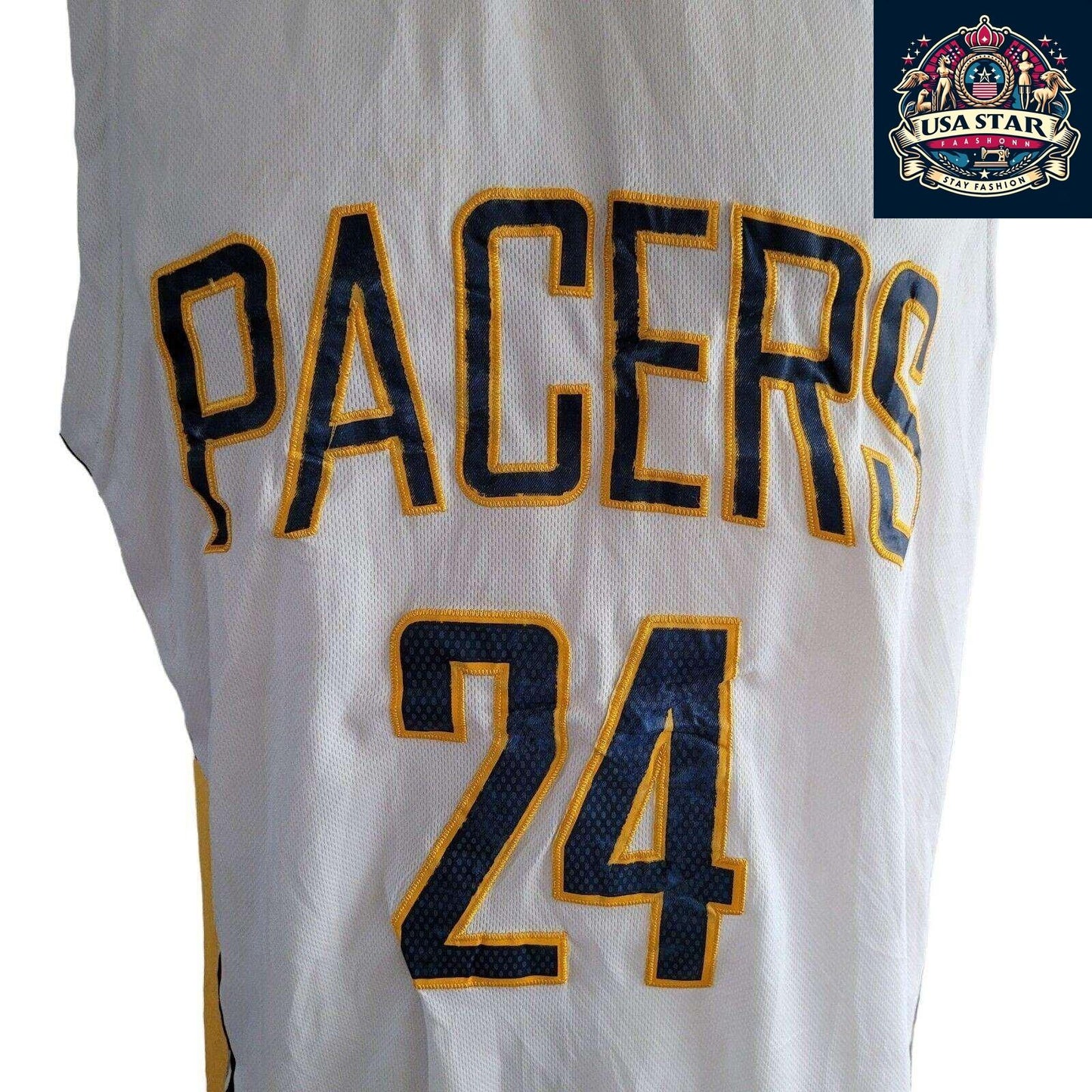 100% Authentic Adidas Indiana Pacers Jersey Size XXL Paul George #24 - Durable & Comfortable - USASTARFASHION