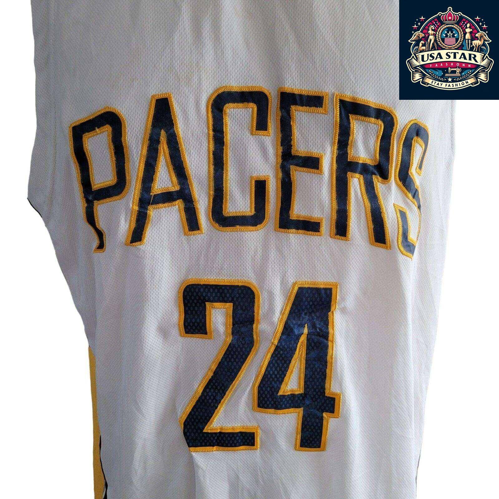 100% Authentic Adidas Indiana Pacers Jersey Size XXL Paul George #24 - Durable & Comfortable USASTARFASHION