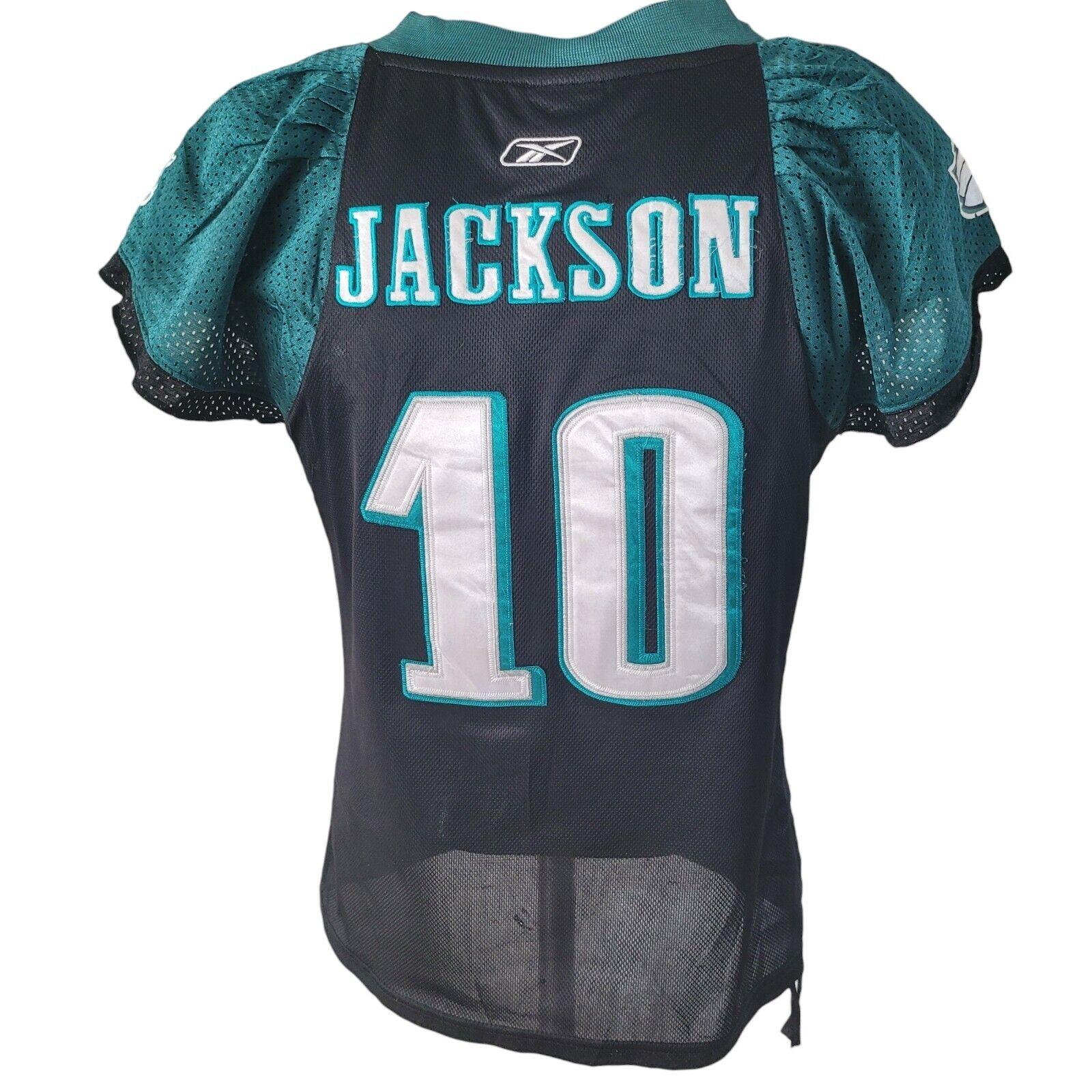 NFL Philadelphia Eagles Reebok On Field Jersey #10 Jackson Women's Size Small-USASTARFASHION