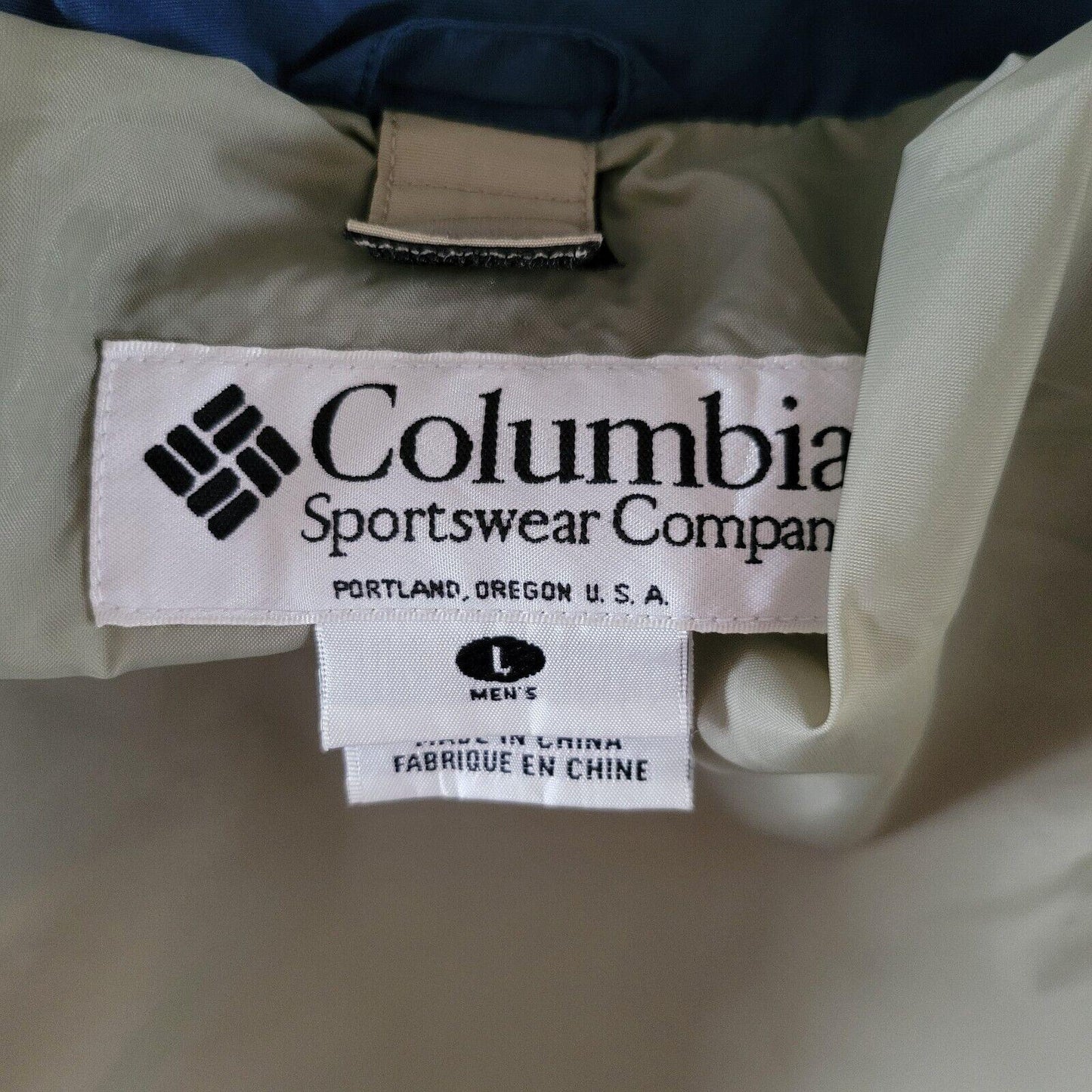 Vintage Columbia Bugaboo 2-in-1 Jacket | 1990s Style, Cream, Size L-USASTARFASHION