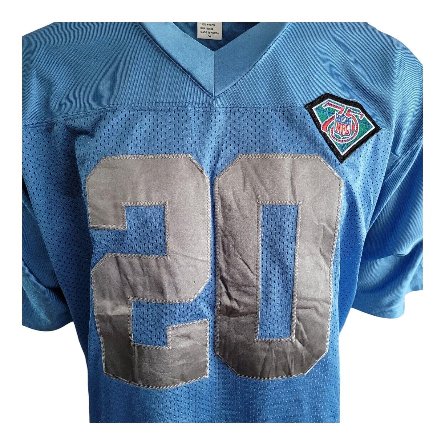 MITCHELL & NESS NFL Detroit Lions #20 Barry Sanders 1994 Throwback Jersey - Size 52 XL-USASTARFASHION