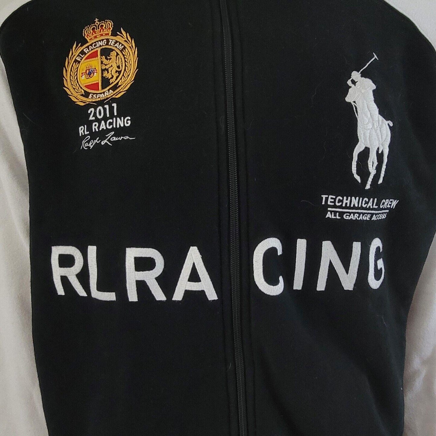 Polo Ralph Lauren RL Racing Spain XL Track Jacket - Vintage Grade A-USASTARFASHION