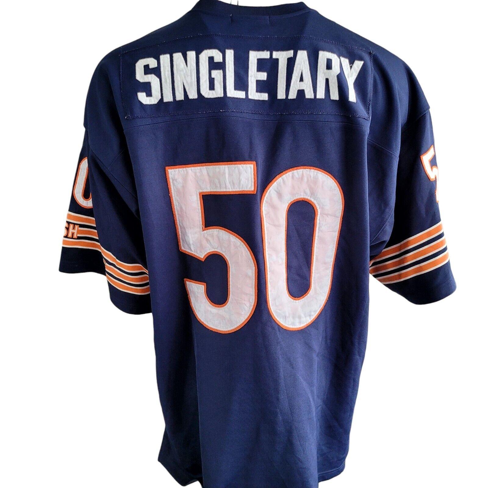 Vintage Mitchell & Ness Mike Singletary #50 Chicago Bears Jersey - 1981-92 Season L-USASTARFASHION